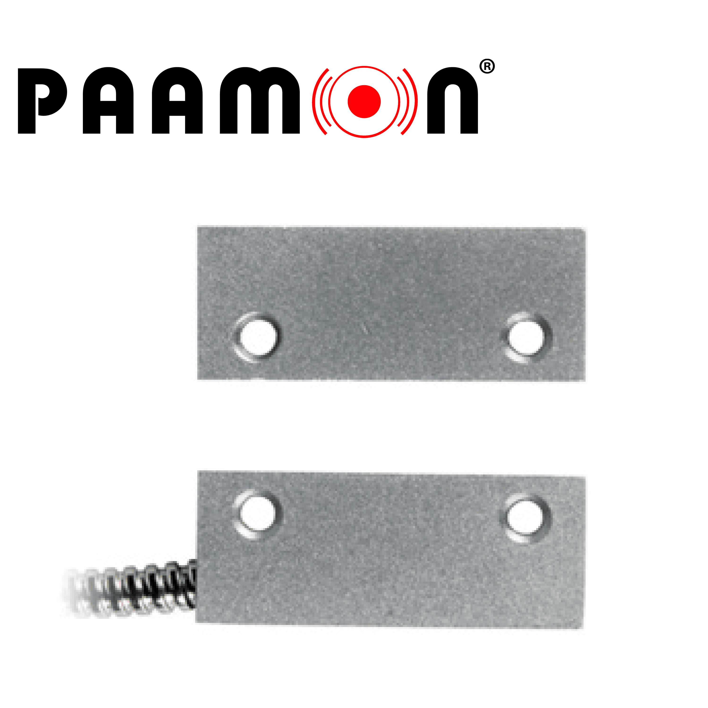 CONTACTO MAGNETICO DE USO RUDO PAAMON PM-MS18M / NC / IDEAL PARA USO EN PUERTAS Y VENTANAS METALICAS / GAP 30-40 MM / CABLEADO - Miniatura 2