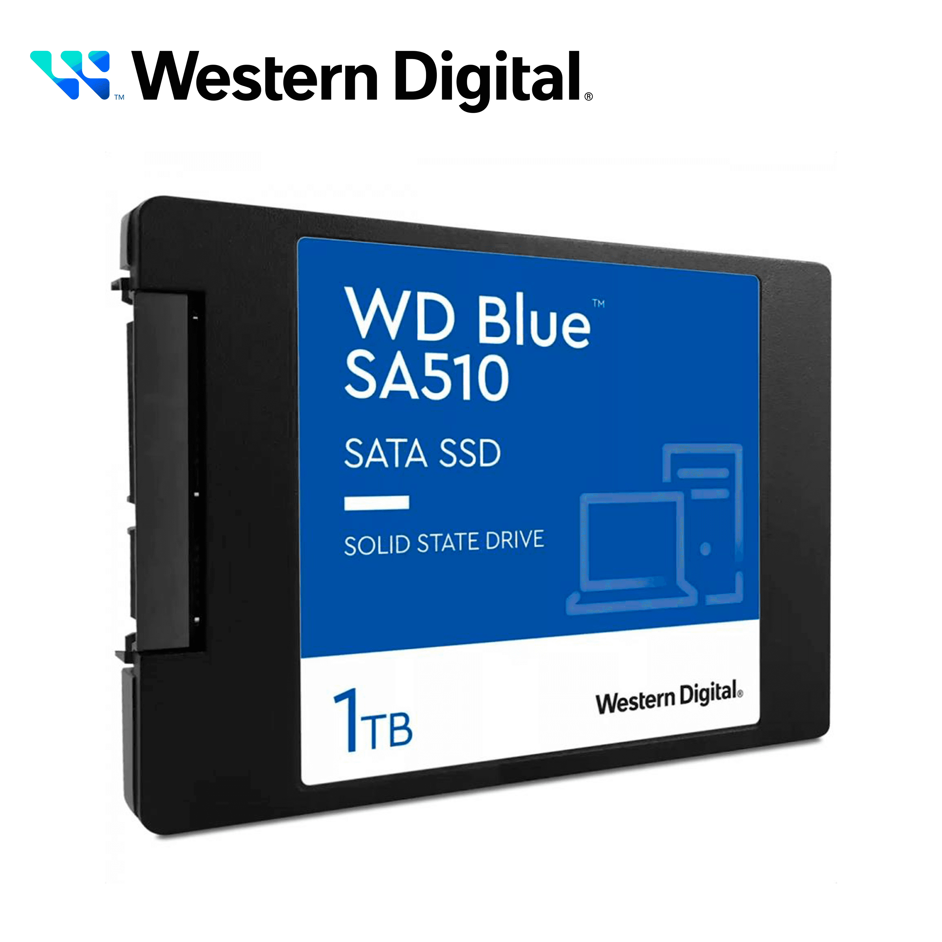 SSD WD BLUE WDS100T3B0A SA510 / CAPACIDAD 1TB / FORMATO 2.5 PULGADAS / INTERFAZ SATA III / VELOCIDAD DE LECTURA 560 MB/S / VELOCIDAD DE ESCRITURA 520 MB/S / RENDIMIENTO CONFIABLE PARA EQUIPOS MOVILES - Miniatura 2