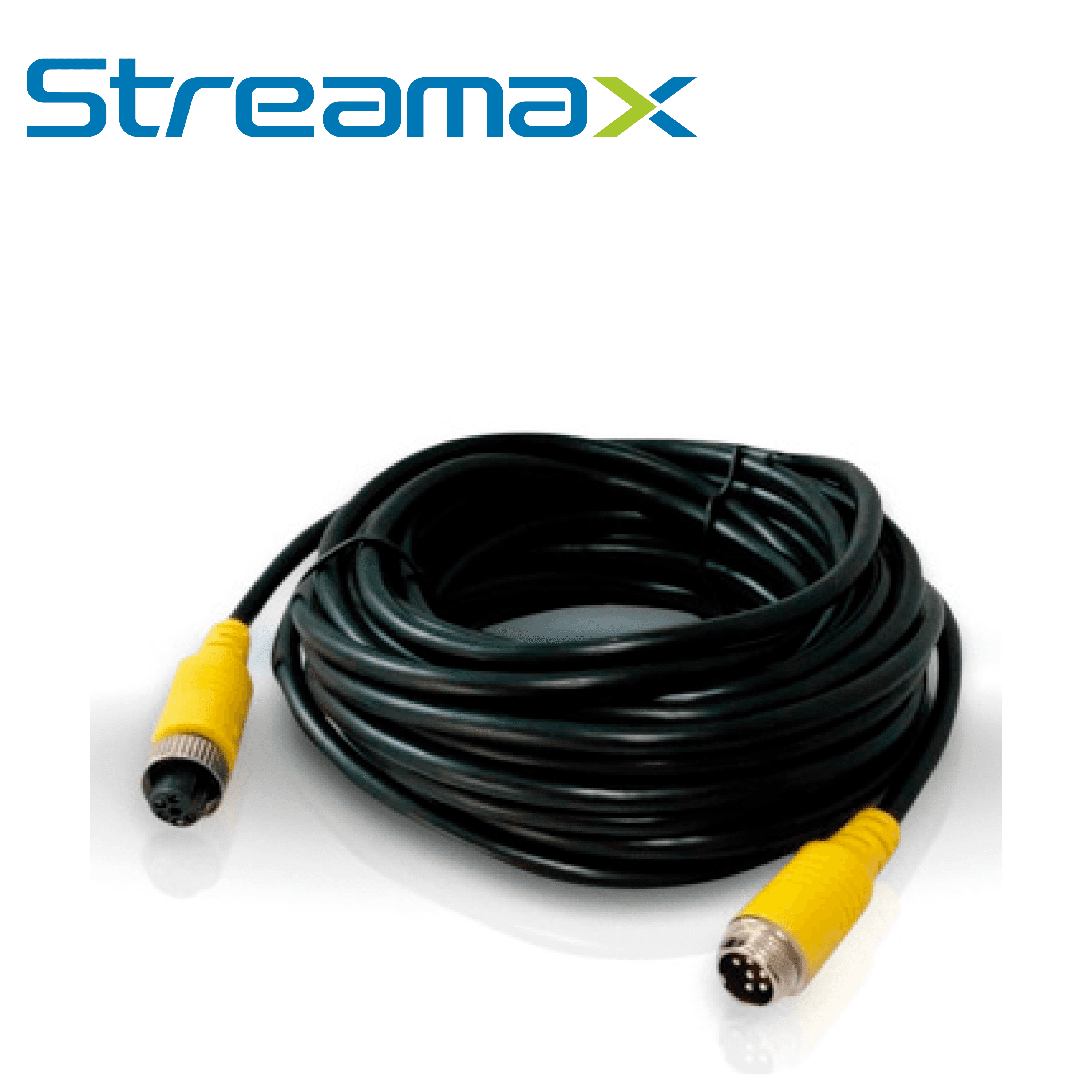 CABLE DIN DE AVIACION STREAMAX MCBIP330 / 6 PINES / 33 METROS / COMPATIBLE CON CAMARAS IP - Miniatura 2