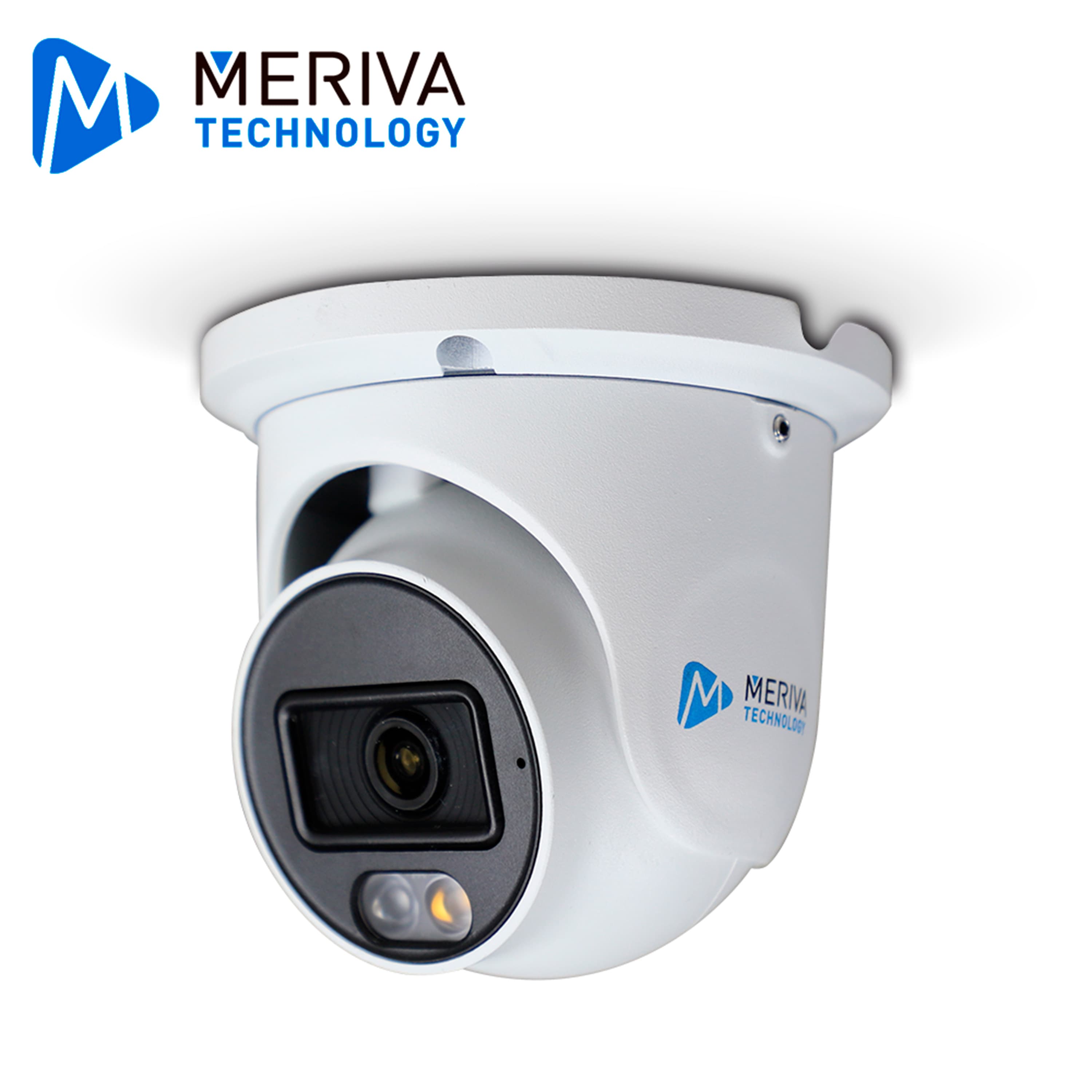 CAMARA IP TURRET MERIVA TECHNOLOGY MTD-800FS4D / 8MP / H.265+ / 2.8MM / ILUMINACION DUAL (20-30M IR / LUZ CALIDA) / IP67 / METALICA / 12 VCD / POE / SOPORTA MICRO SD HASTA 256 GB (NO INCLUIDA) / 1 ENTRADA DE AUDIO / MICROFONO INTEGRADO / MIA 2.0 / ON - Miniatura 2