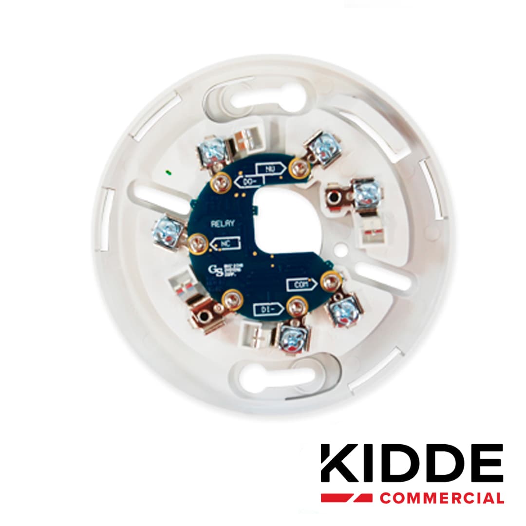 BASE CON RELEVADOR KIDDE KI-RB COMPATIBLE CON LOS DETECTORES SERIE KI (PARA PANELES DE LA SERIE VS) - Miniatura 6