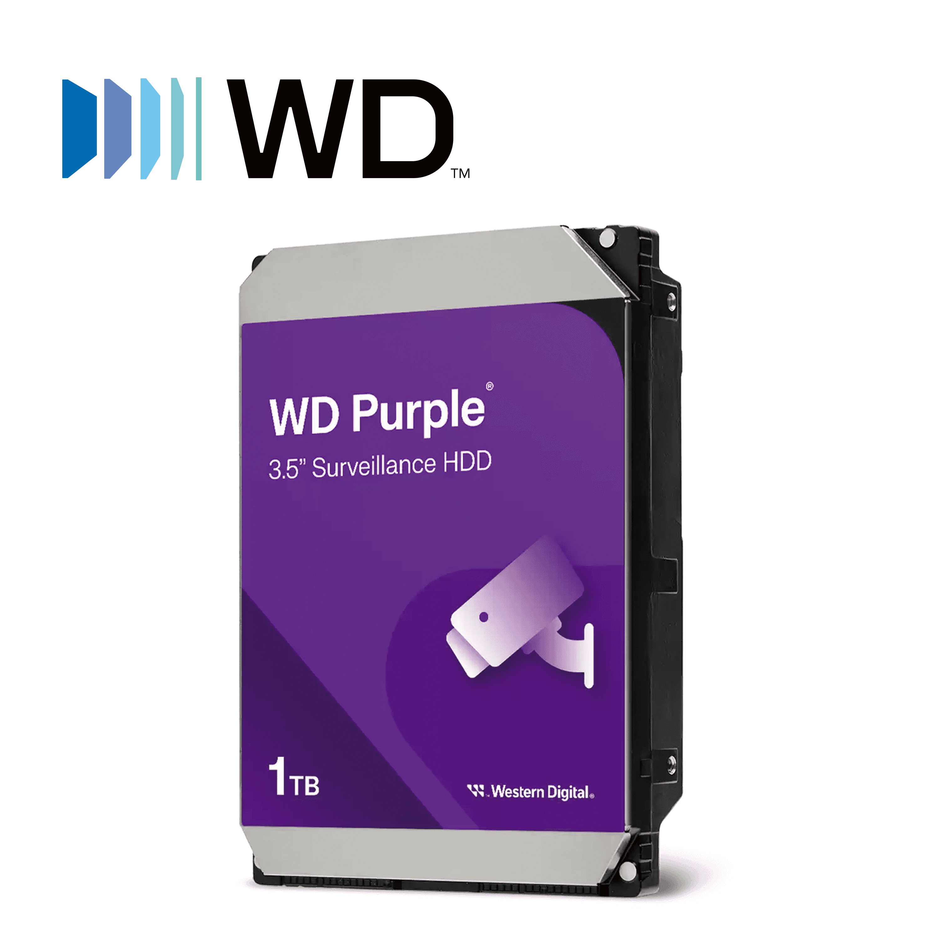 DISCO DURO DD 1TB SATA WD PURPLE WD11PURZ OPTIMIZADO PARA VIDEOVIGILANCIA WD10PURZ COMPATIBLE CON DVRS Y NVRS DE CUALQUIER MARCA - Miniatura 3