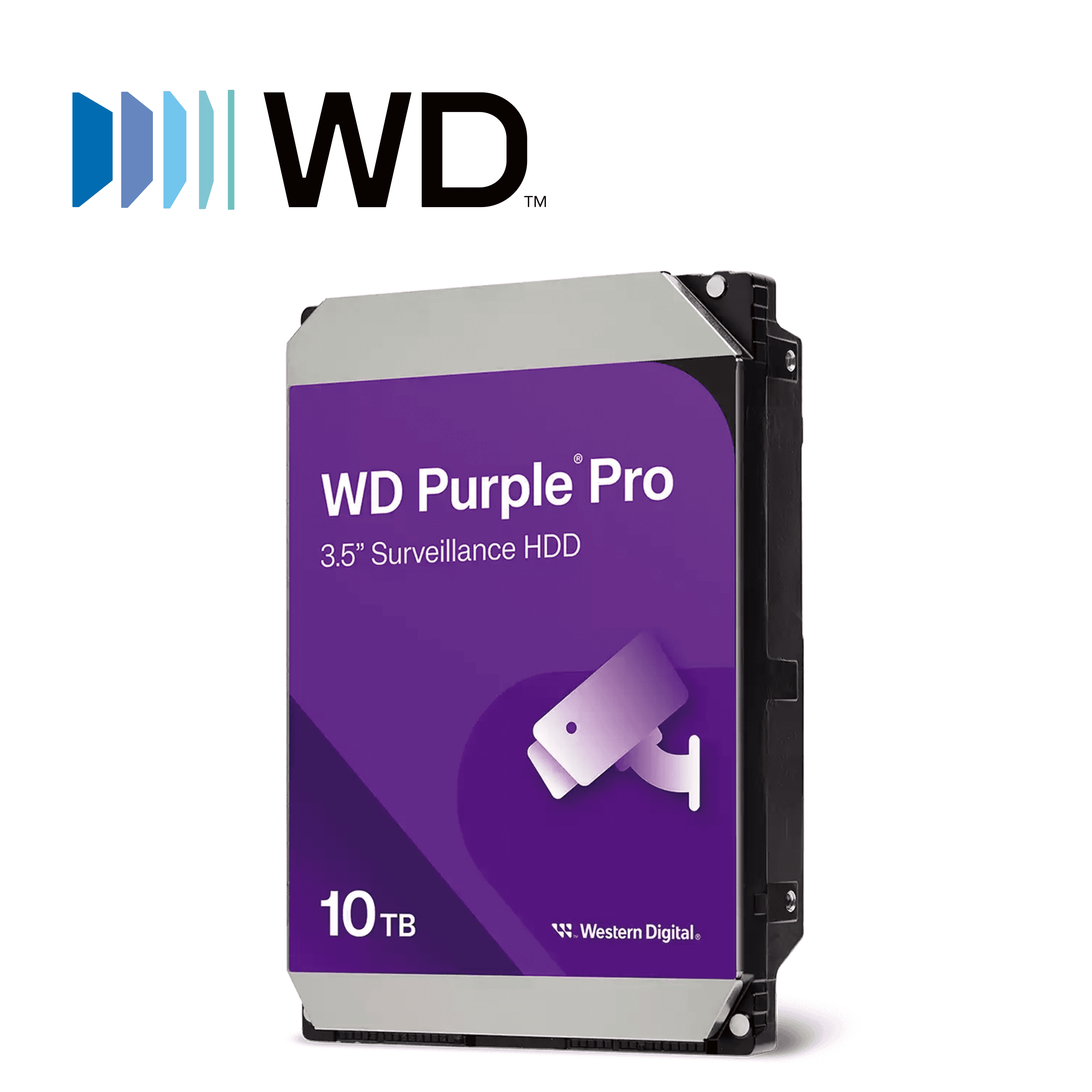 DISCO DURO DD 10TB SATA WD PURPLE PRO WD102PURP 24/7 OPTIMIZADO PARA VIDEOVIGILANCIA SATA III 6GB/S 7200RPM CACHE 256MB COMPATIBLE CON DVR Y NVR DE CUALQUIER MARCA - Miniatura 4
