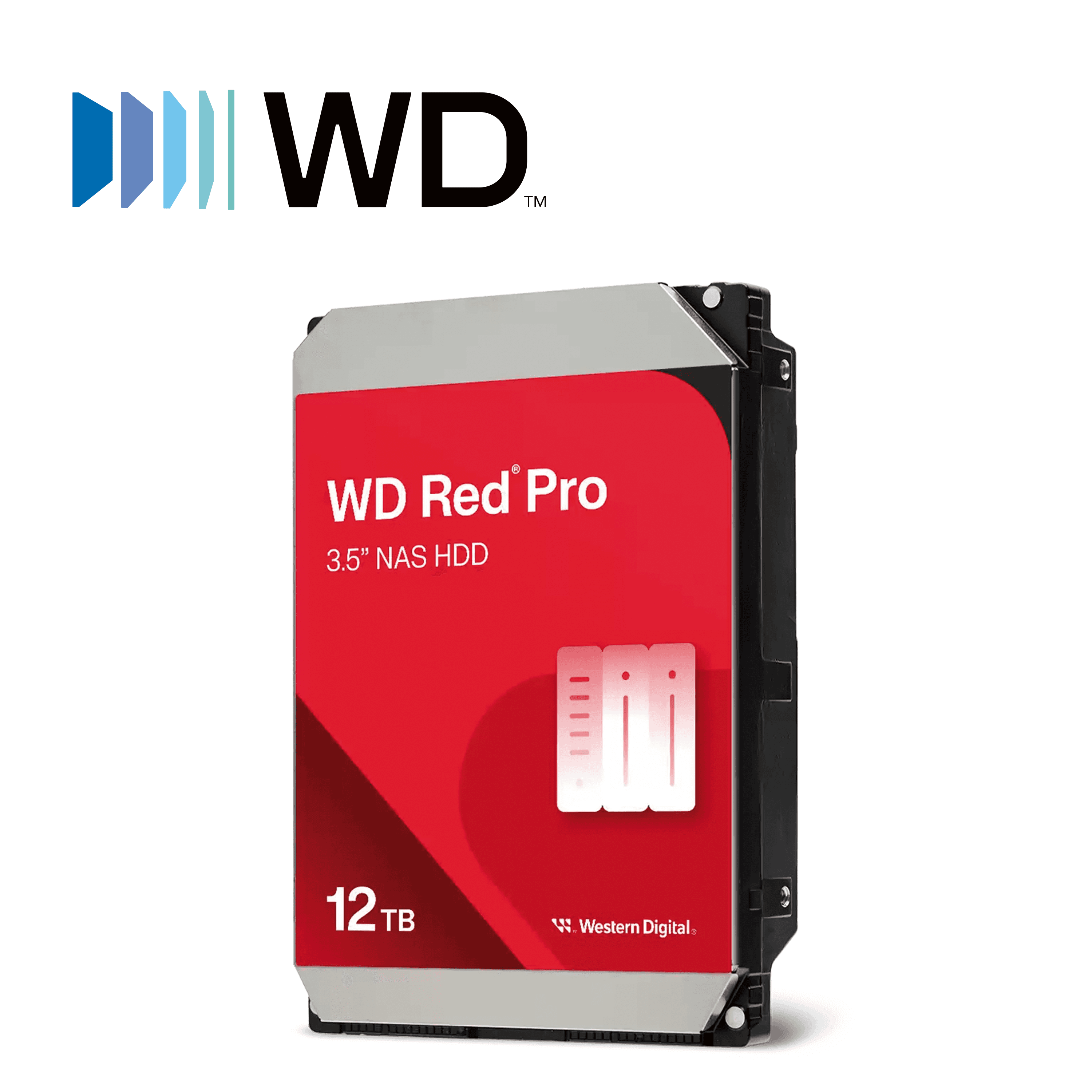 DD DISCO DURO WD122KFBX WD RED PRO 3.5 SATA 12TB CACHE 512MB 7200RMP ESPECIAL PARA ALMACENAMIENTO Y NAS HASTA 24 HABIAS - Miniatura 3