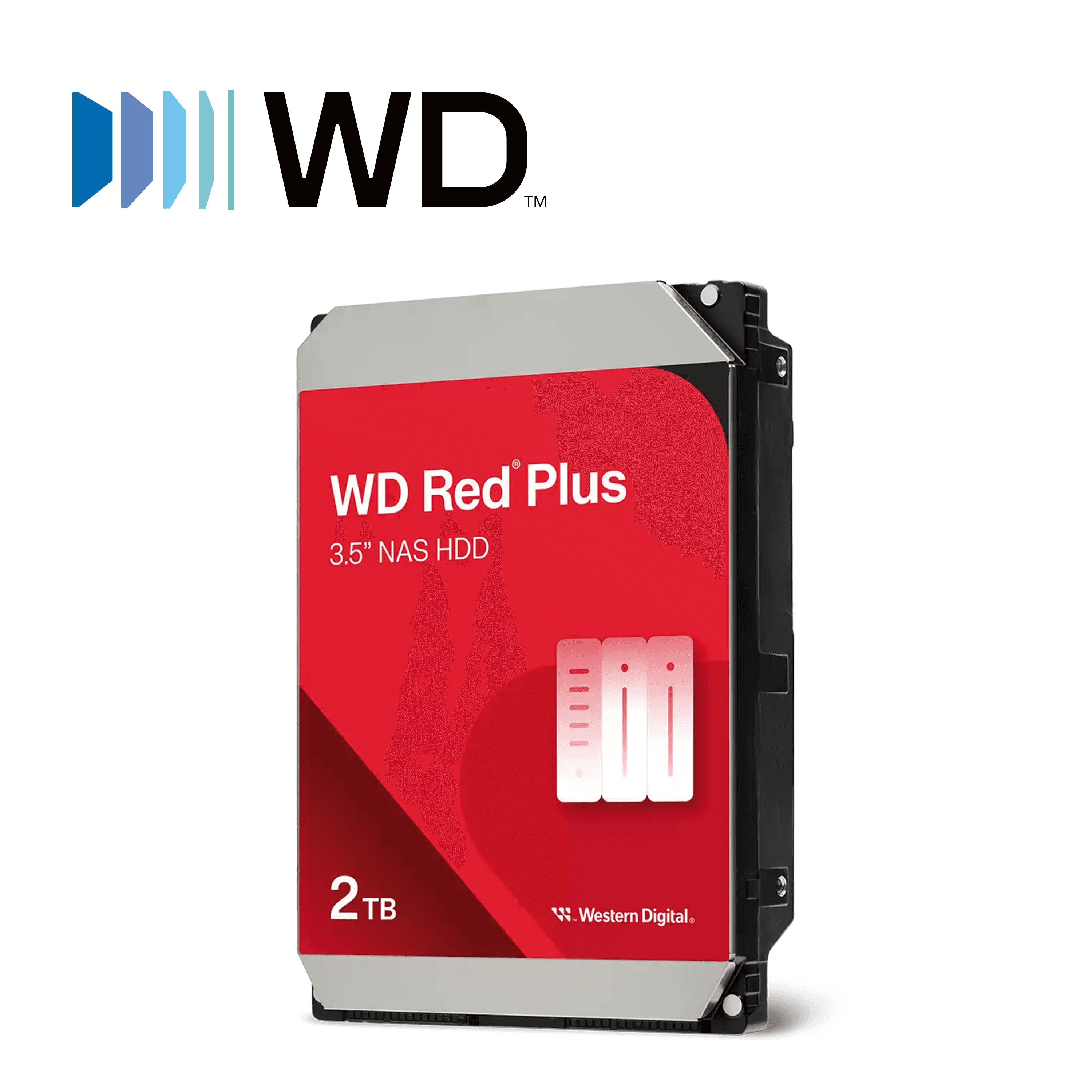 DD DISCO DURO WD20EFPX WD RED PLUS 3.5 SATA 2TB CACHE 64MB 5400RMP ESPECIAL PARA ALMACENAMIENTO Y NAS - Miniatura 4