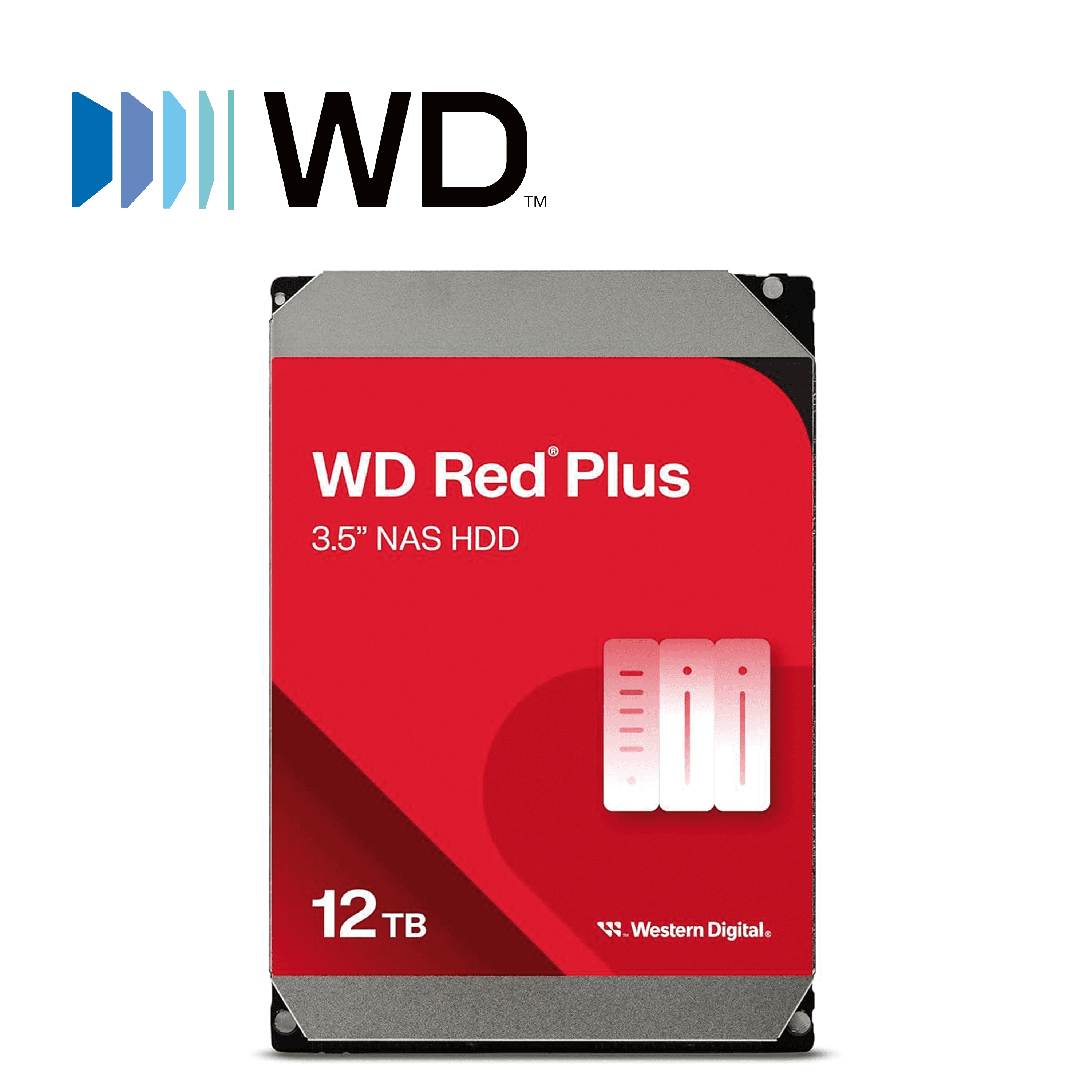 DD DISCO DURO WD120EFBX WD RED PLUS 3.5 SATA 12TB CACHE 256MB 7200RMP ESPECIAL PARA ALMACENAMIENTO Y NAS HASTA 8 BAHIAS - Miniatura 4