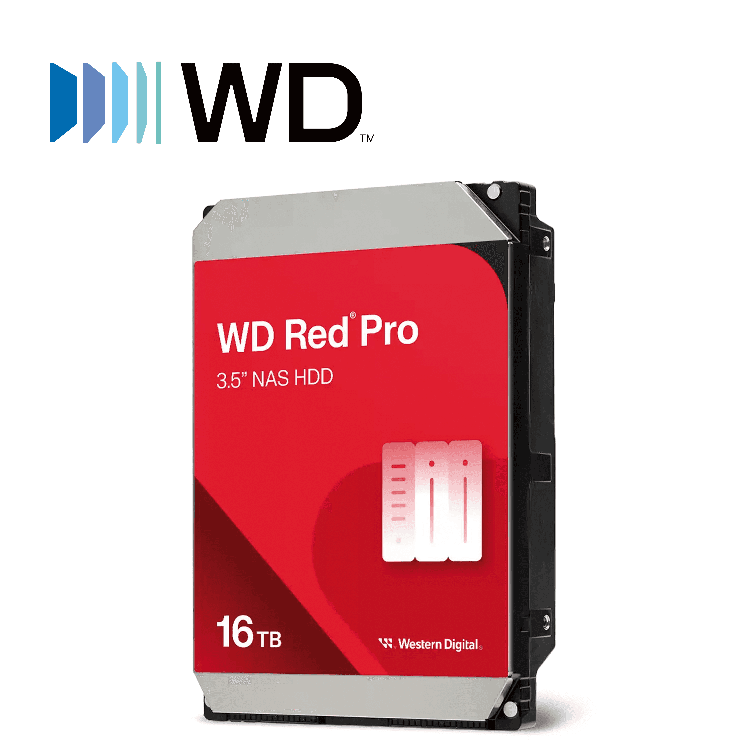DD DISCO DURO WD161KFGX WD RED PRO 3.5 SATA 16TB CACHE 256MB 7200RMP ESPECIAL PARA ALMACENAMIENTO Y NAS HASTA 24 BAHIAS - Miniatura 3