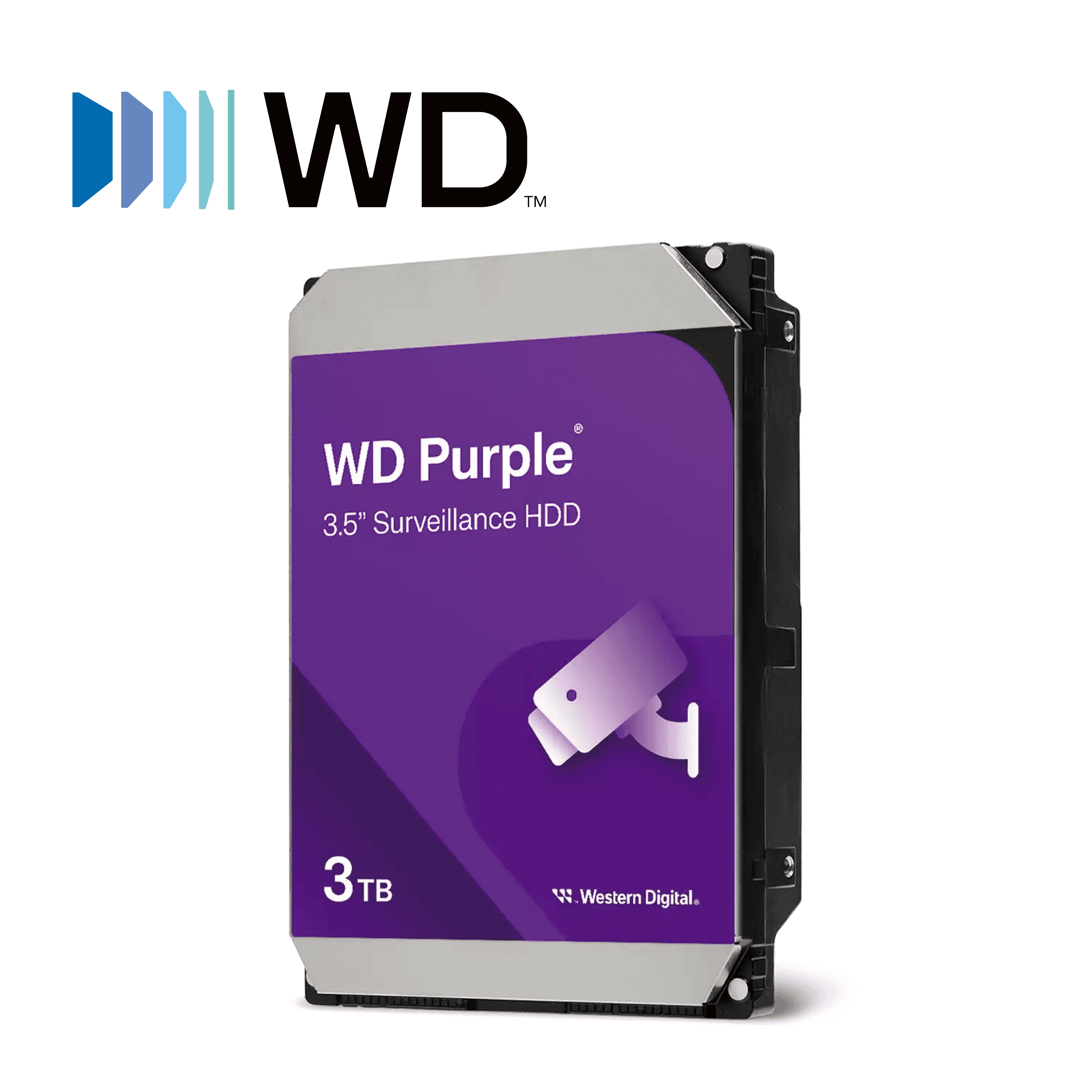 DD DISCO DURO 3TB SATA WD PURPLE WD34PURZ / 24/7 OPTIMIZADO PARA VIDEOVIGILANCIA / ALLFRAME / CMR / CACHE 256MB / HASTA 175MB/S / CARGA HASTA 180TB/AÑO / GARANTIA 3 AÑOS. - Miniatura 2