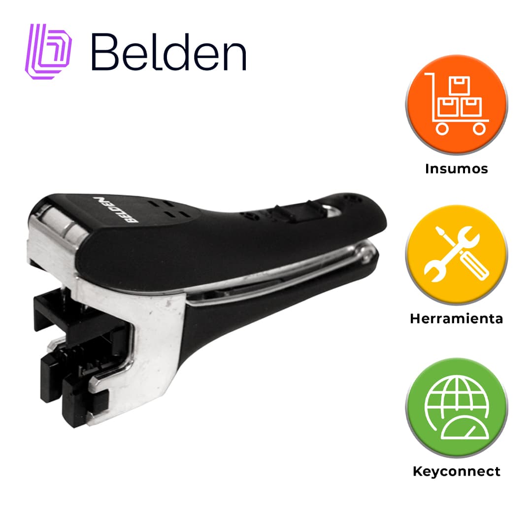 HERRAMIENTA DE TERMINO RAPIDO KEYCONNECT BELDEN AX105566 / INTERIOR / NEGRO - Miniatura 7