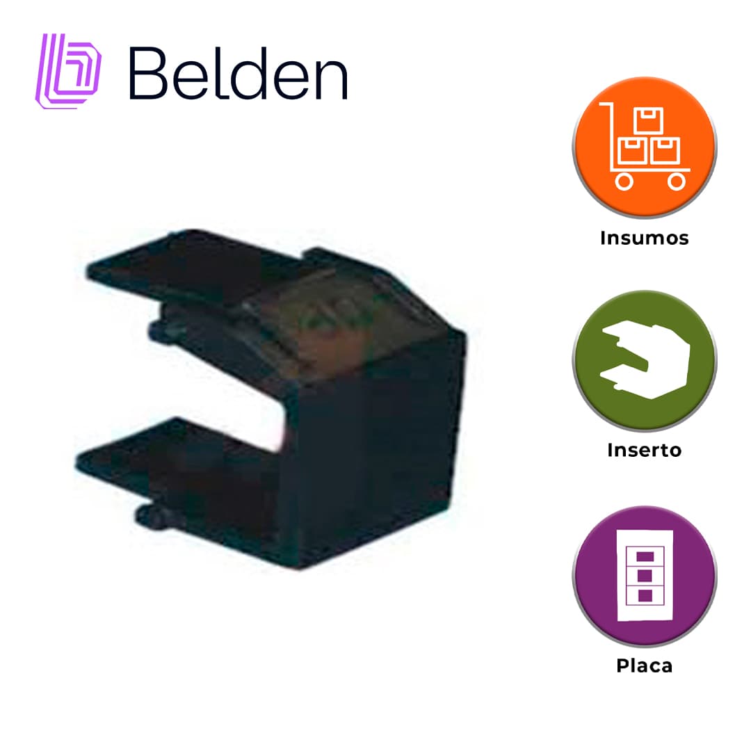 INSERTO KEYCONNECT BELDEN AX102263 / NEGRO / PIEZA - Miniatura 3