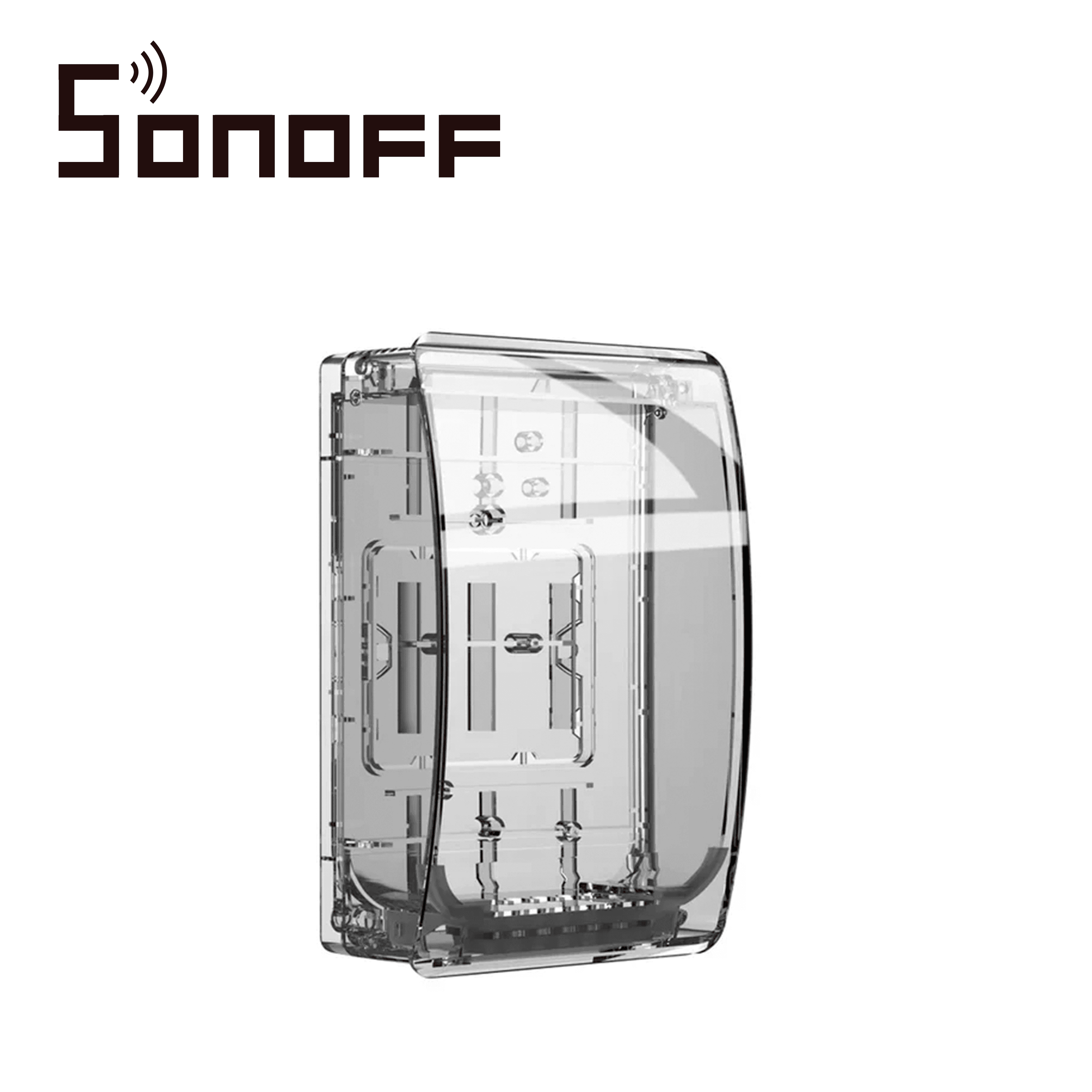 CAJA IMPERMEABLE SONOFF WATERPROOF BOX R2/ AMPLIO ESPACIO/ SOPORTA MONTAJE EN EXTERIOR - Miniatura 2
