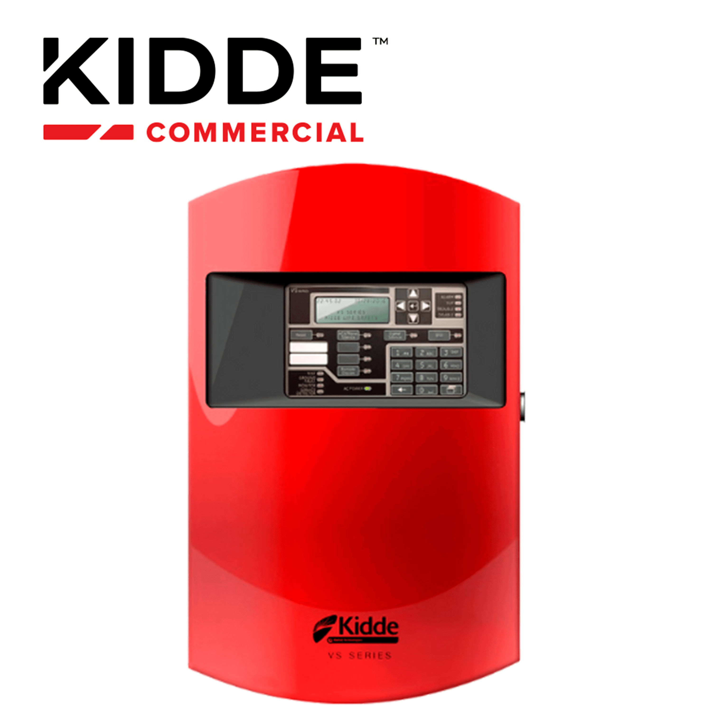 PANEL DE INCENDIO INTELIGENTE KIDDE VS1-R / ROJO / VERSION EN INGLES, CON 1 LAZO DIRECCIONABLE CLASE A O B PARA HASTA 64 DISPOSITIVOS, 2 NAC CLASE B, ALIMENTACION 110/120 VCA, CAPACIDAD PARA 2 BATERIAS DE 12V 10AH - Miniatura 2