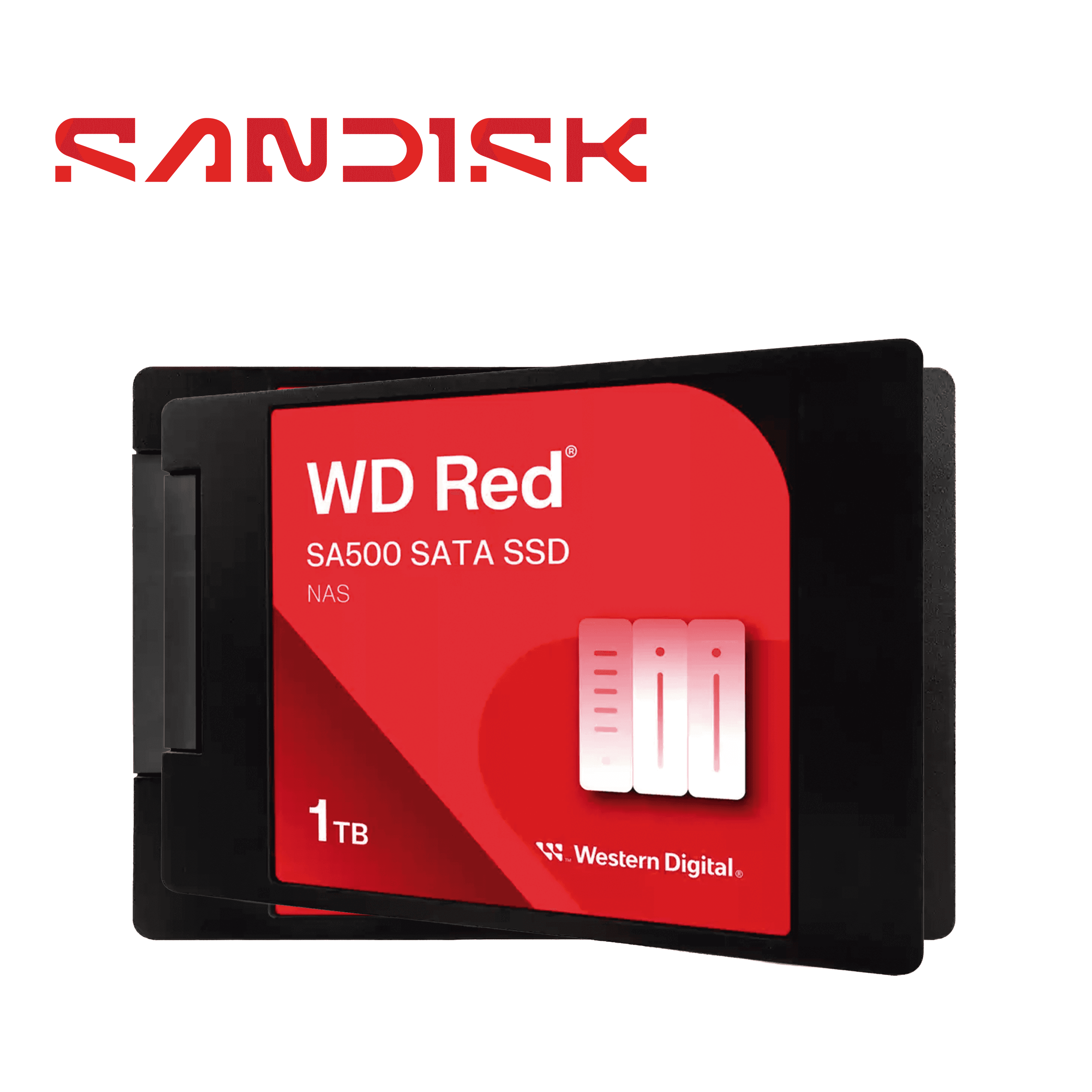 SSD WESTERN DIGITAL SERIE RED WDS100T1R0A 1TB SATA III 6 GB/S FF 2.5” TBW 350 - Miniatura 3