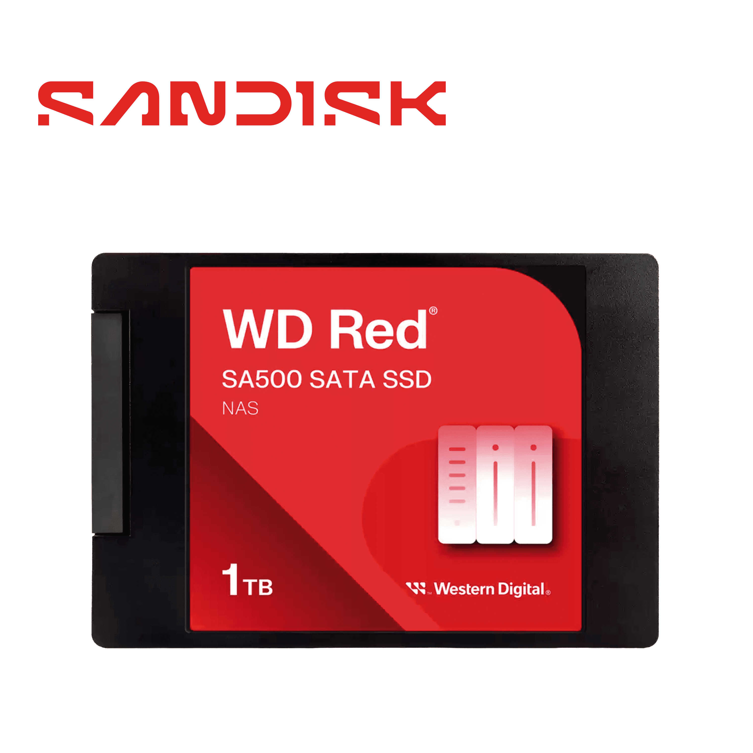 SSD WESTERN DIGITAL SERIE RED WDS100T1R0A 1TB SATA III 6 GB/S FF 2.5” TBW 350 - Miniatura 4