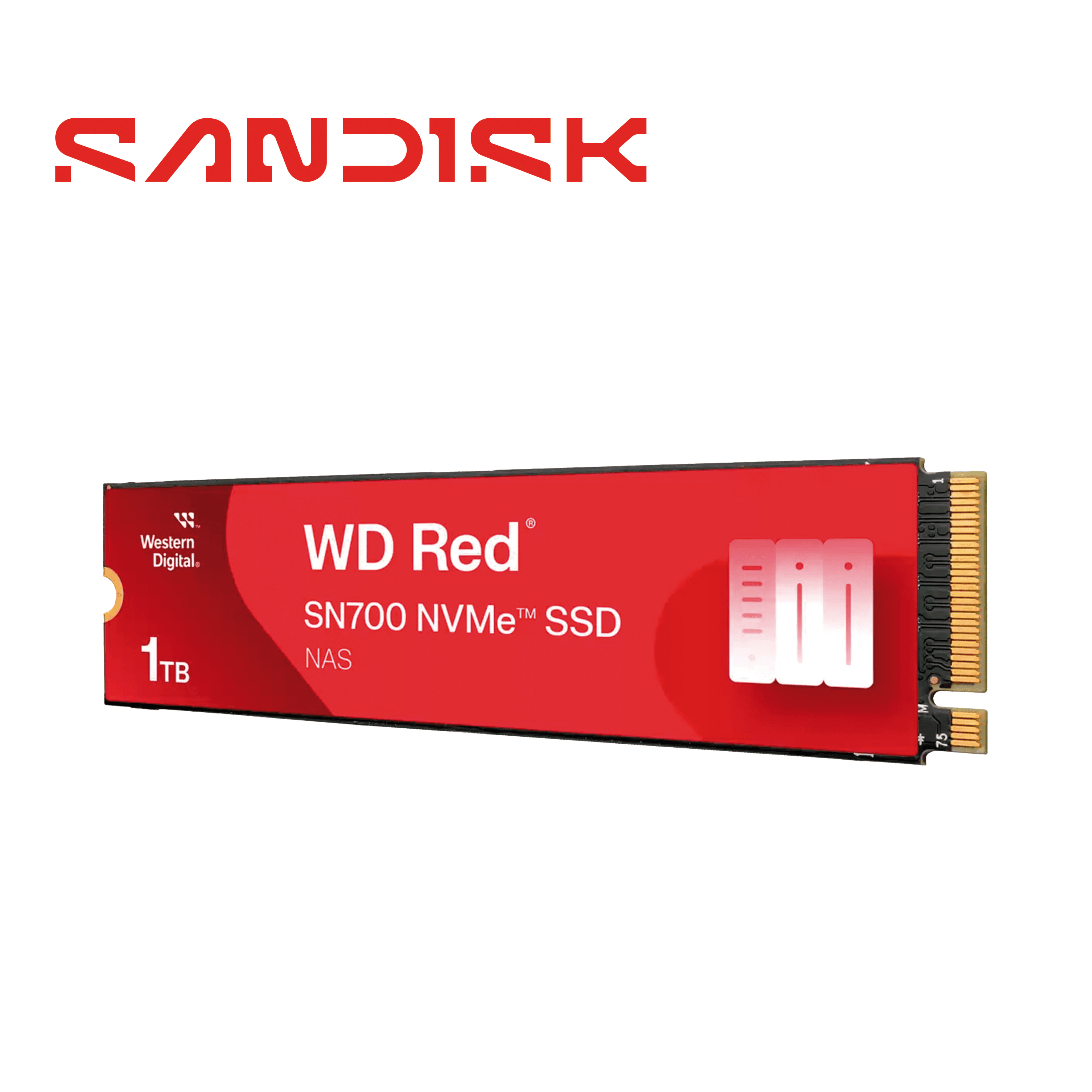 SSD WESTERN DIGITAL WD RED WDS100T1R0C / 1TB NVME PCIE DE 3RA GENERACION 3430 MB/S - Miniatura 5