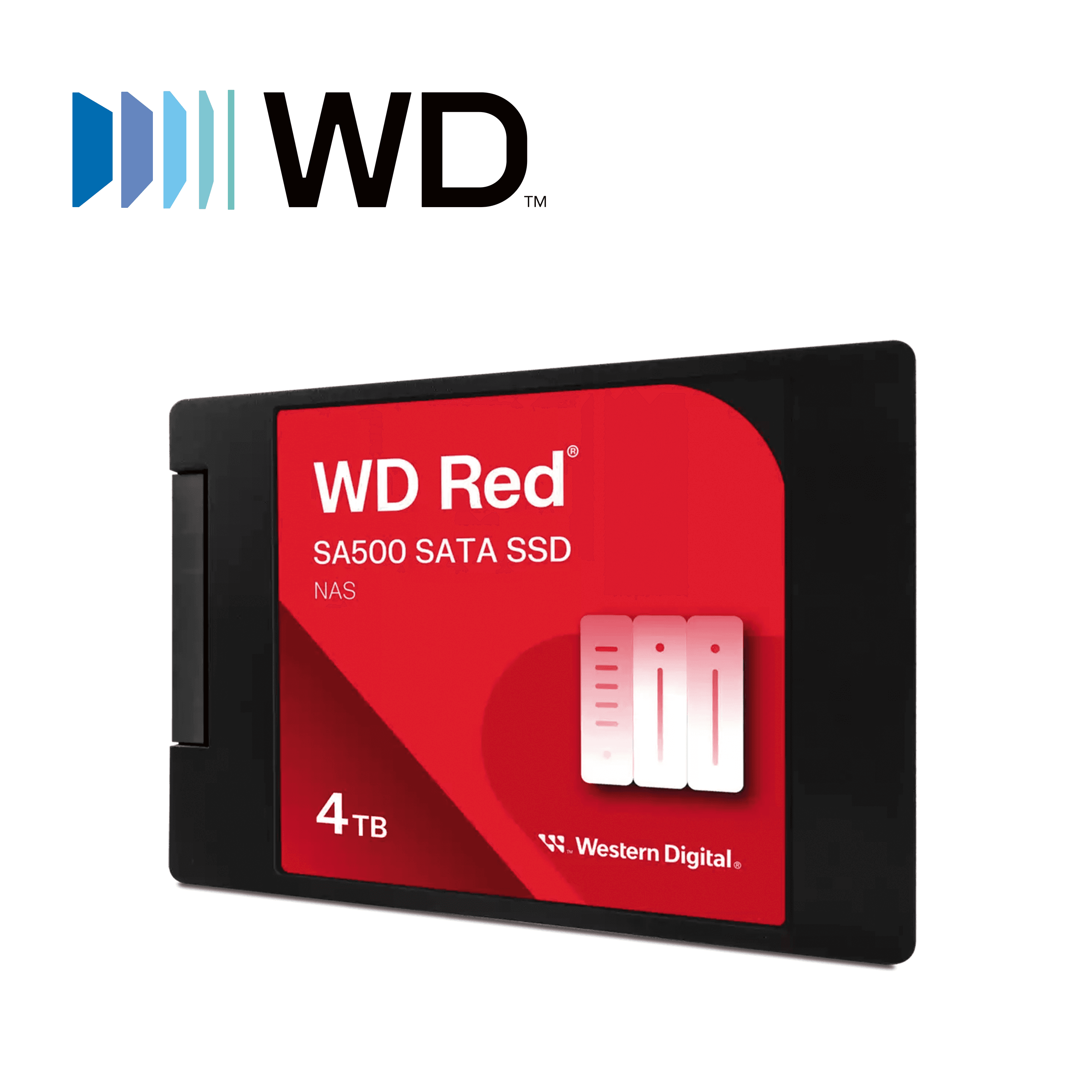 UNIDAD DE ESTADO SOLIDO WESTERN DIGITAL WDS400T2R0A SSD INTERNO WD RED SA500 4TB 2.5 SATA3 6GBS LECT 560MBS ESCRIT 520MBS 7MM ESPECIALIZADO PARA NAS  - Miniatura 3