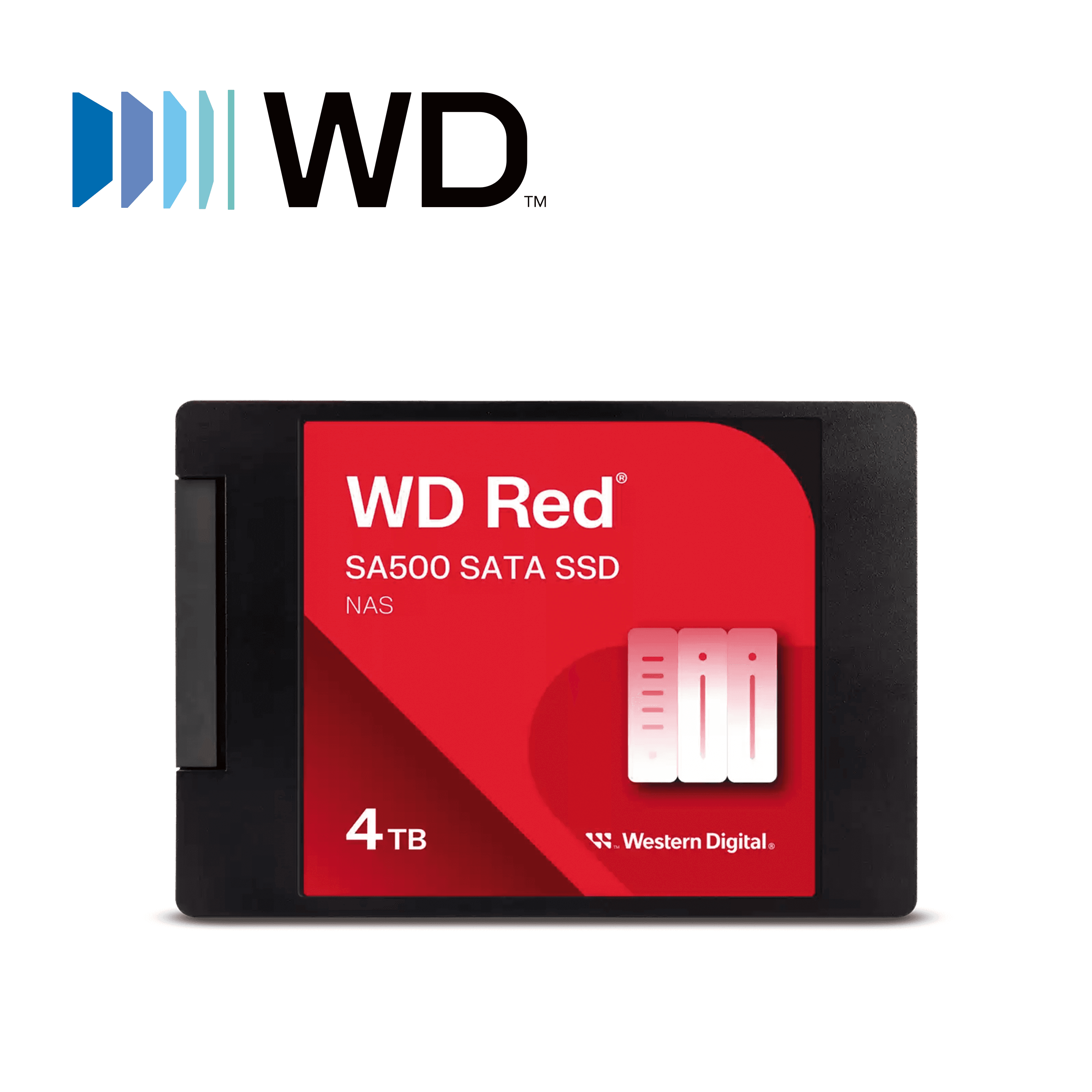 UNIDAD DE ESTADO SOLIDO WESTERN DIGITAL WDS400T2R0A SSD INTERNO WD RED SA500 4TB 2.5 SATA3 6GBS LECT 560MBS ESCRIT 520MBS 7MM ESPECIALIZADO PARA NAS  - Miniatura 4