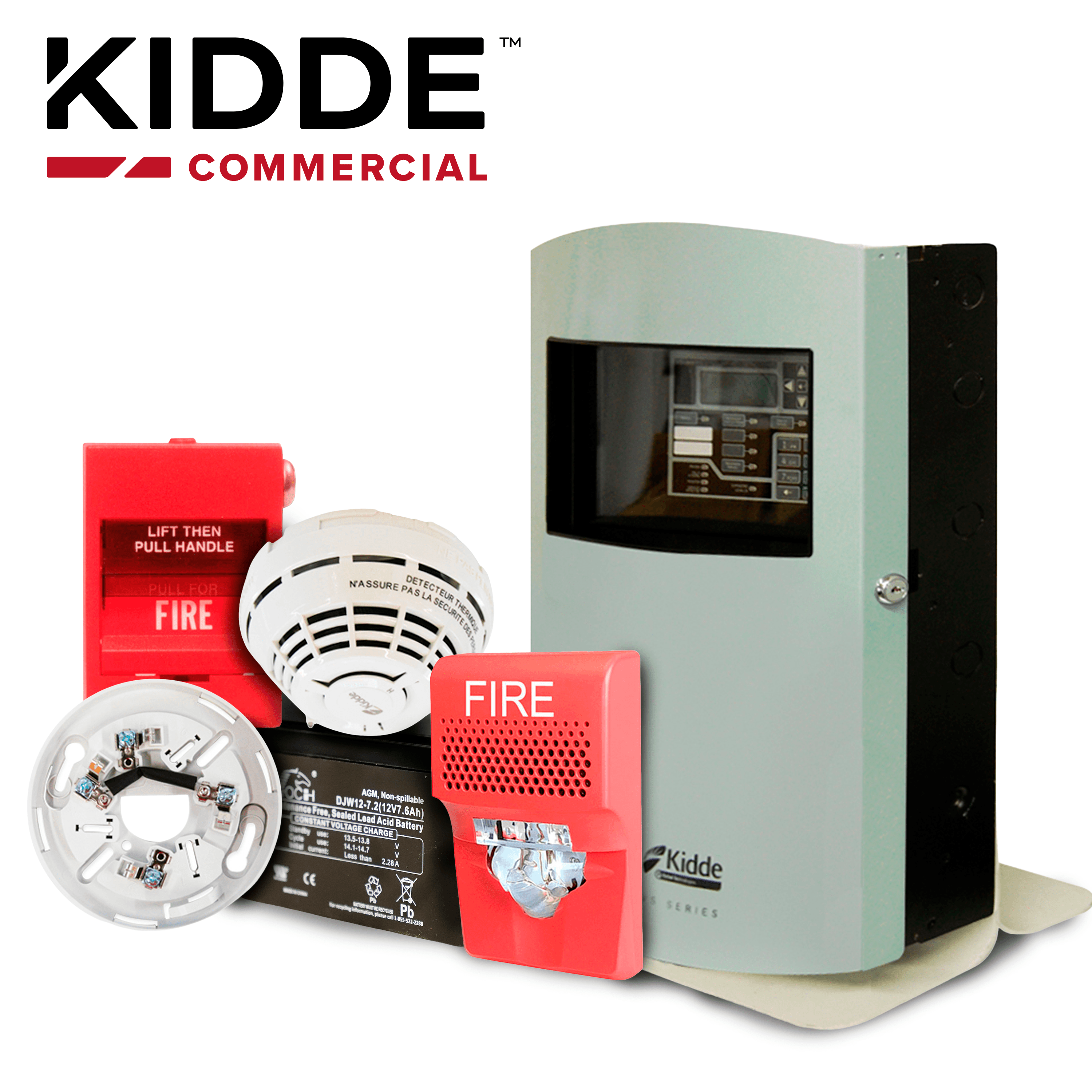 KIT BASICO PARA DETECCION DE INCENDIO PARA SITIOS DE 169 A 200 MTS CUADRADOS / IDEAL PARA RETAIL - OFICINAS Y CONSULTORIOS QUE REQUIEREN PROTECCION ESENCIAL CON INSTALACION RAPIDA Y OPTIMO COSTO - Miniatura 2