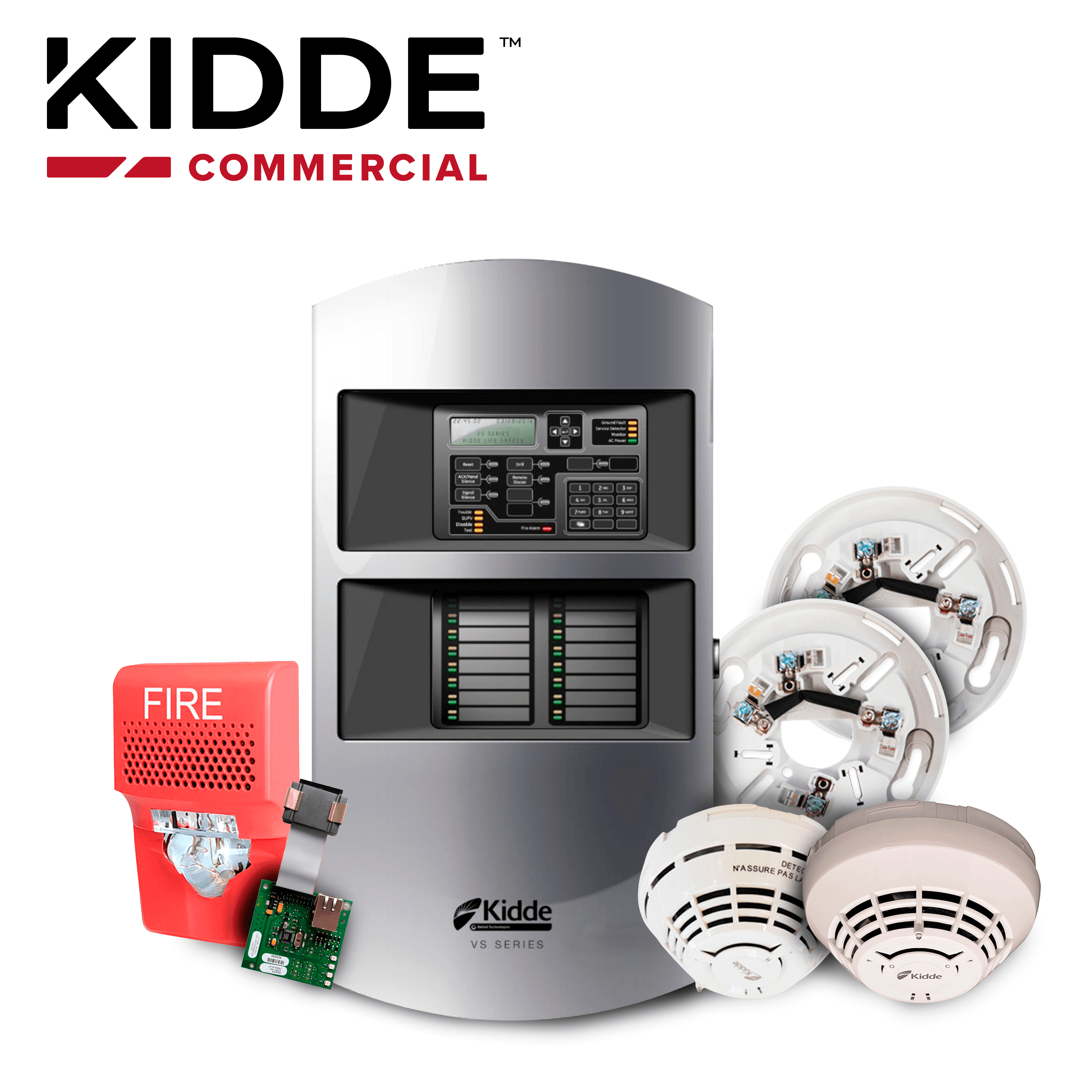 KIT PRO DETECCION DE INCENDIO ESCALABLE / PARA PROYECTOS DE 300 A 100 0 MTS CUADRADOS / MAYOR COBERTURA - SECTORIZACION Y SUPERVISIOPN REMOTA / IDEAL PARA PLAZAS COMERCIALES - HOTELES - PYMES - Miniatura 2