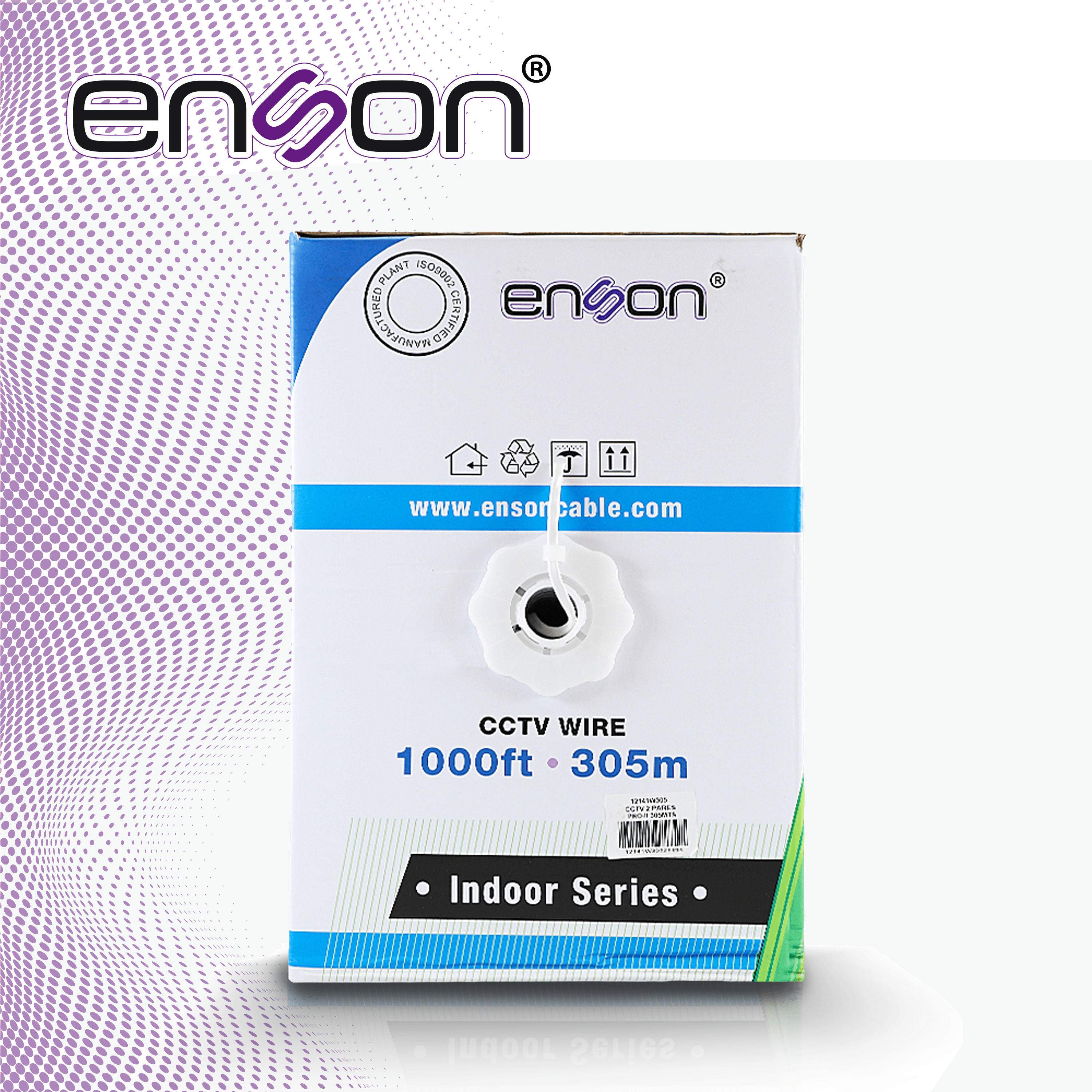 CABLE UTP ENSON 12141W305 4C/24 COLOR BLANCO SERIE PRO-II 100% COBRE IDEAL PARA INSTALACIONES DE CCTV ANALOGICO (VIDEO Y ALIMENTACION) NO RECOMENDADO PARA SU USO EN VIDEO IP NI SOLUCIONES DE REDES, INSTALACION EN INTERIORES **SOLO CUENTA CON 2 PARES - Miniatura 7