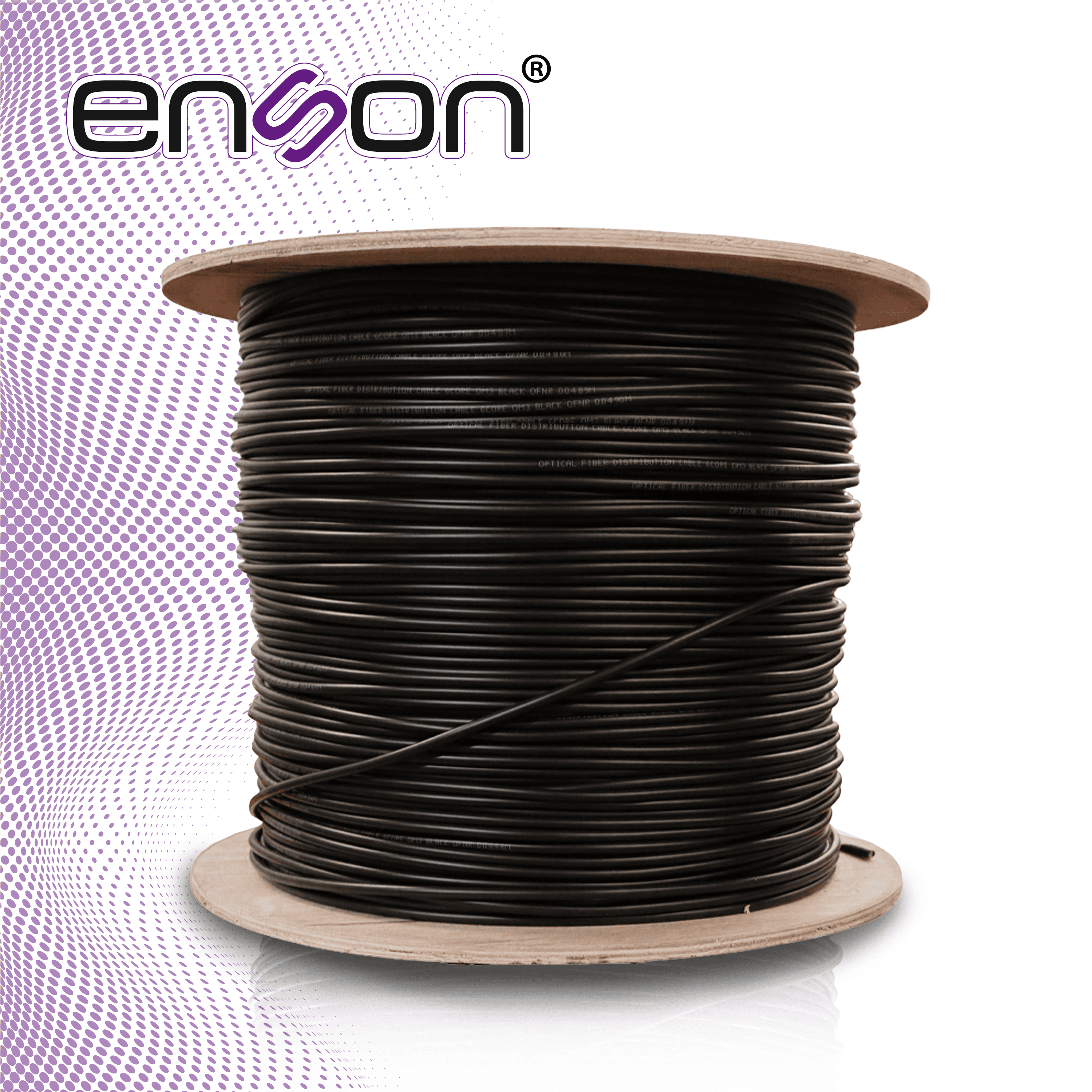 FIBRA OPTICA INTERIOR / EXTERIOR ENSON ENS-FO6CMM500 6 HILOS MULTIMODO OM3 1640 PIES 500 METROS
 - Miniatura 3