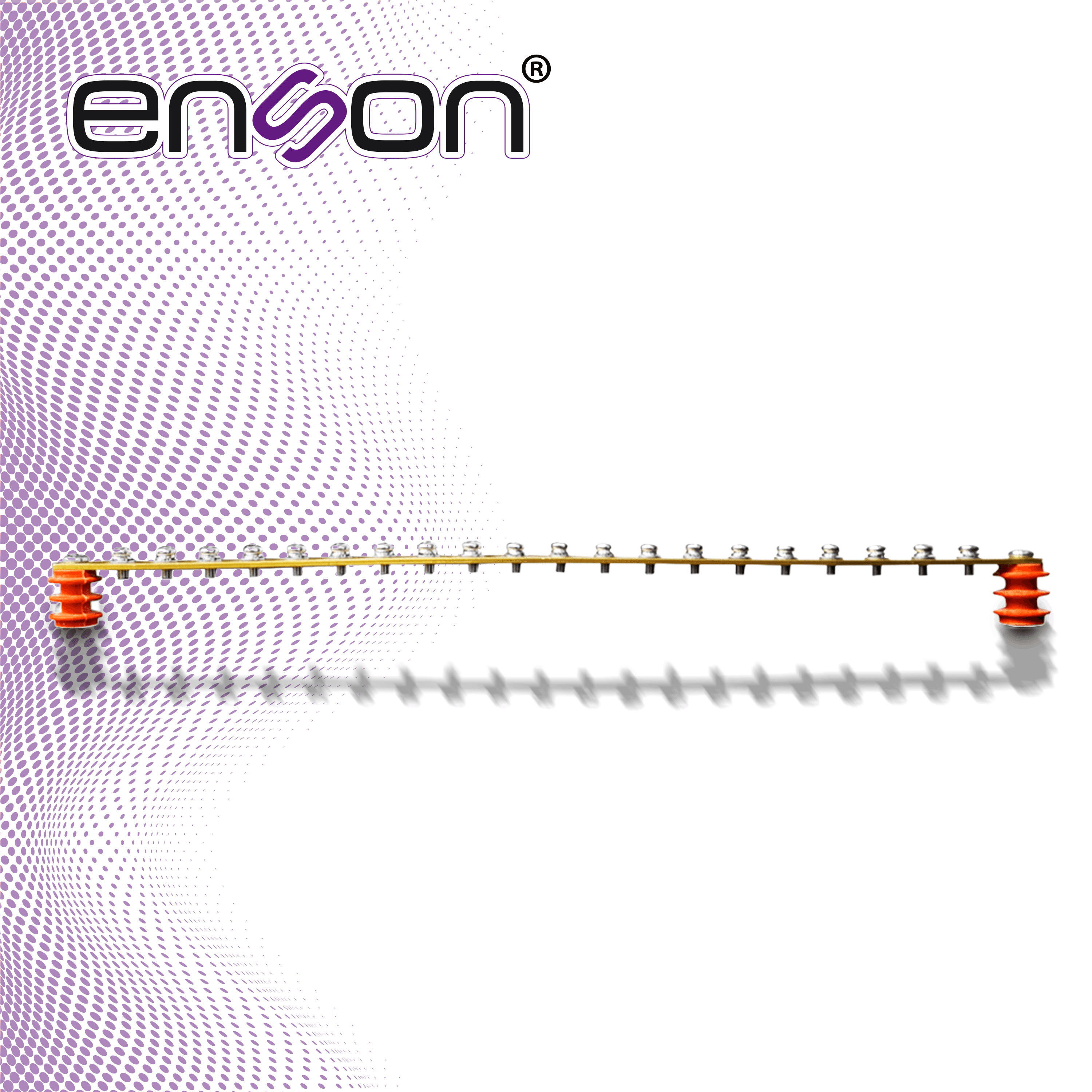 BARRA DE TIERRA FISICA ENSON ENS-GRND1 CON AISLADORES PLASTICOS PARA RACKS Y GABINETES, IDEAL PARA LA PROTECCION CONTRA DESCARGAS DE EQUIPOS DE REDES, VIDEO VIGILANCIA, TELEFONIA Y COMPUTO EN SITE - Miniatura 4