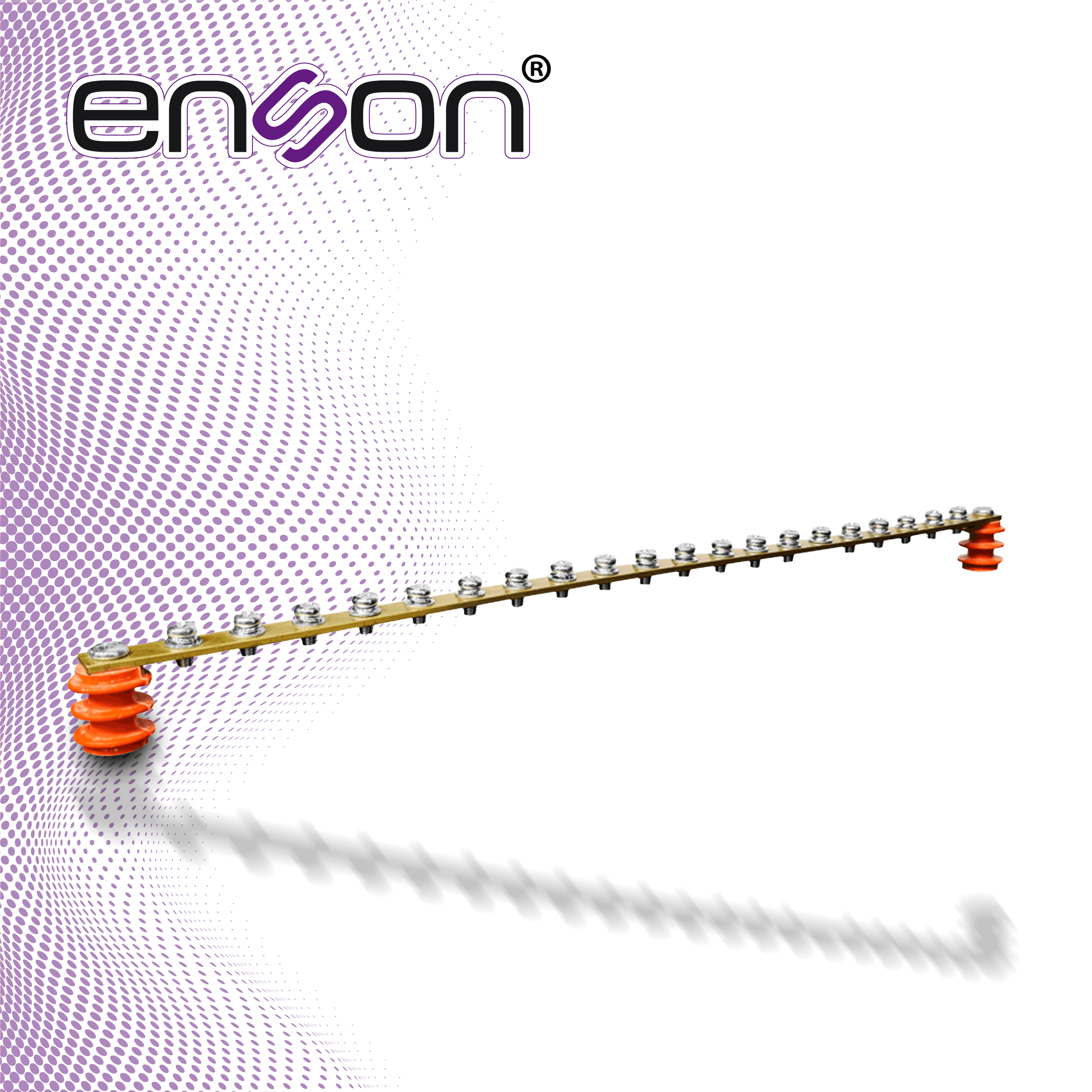 BARRA DE TIERRA FISICA ENSON ENS-GRND1 CON AISLADORES PLASTICOS PARA RACKS Y GABINETES, IDEAL PARA LA PROTECCION CONTRA DESCARGAS DE EQUIPOS DE REDES, VIDEO VIGILANCIA, TELEFONIA Y COMPUTO EN SITE - Miniatura 5