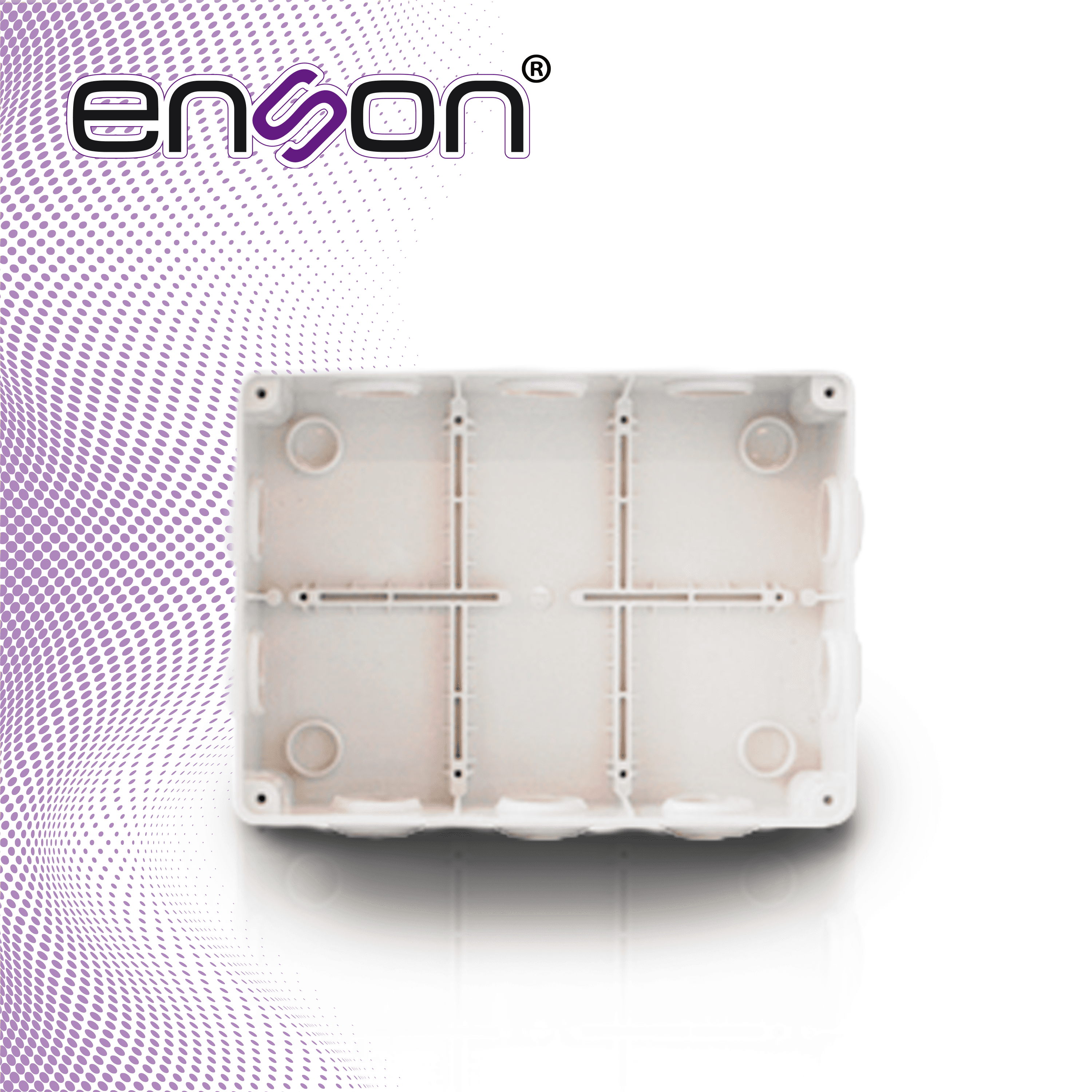 CAJA DE PLASTICO ENSON ENS-PCB1419 140X190X70 MM CON SELLO DE GOMA GRADO DE PROTECCION IP55 MULTIPLES CONEXIONES A TUBERIA DE 1 PULGADA - Miniatura 7