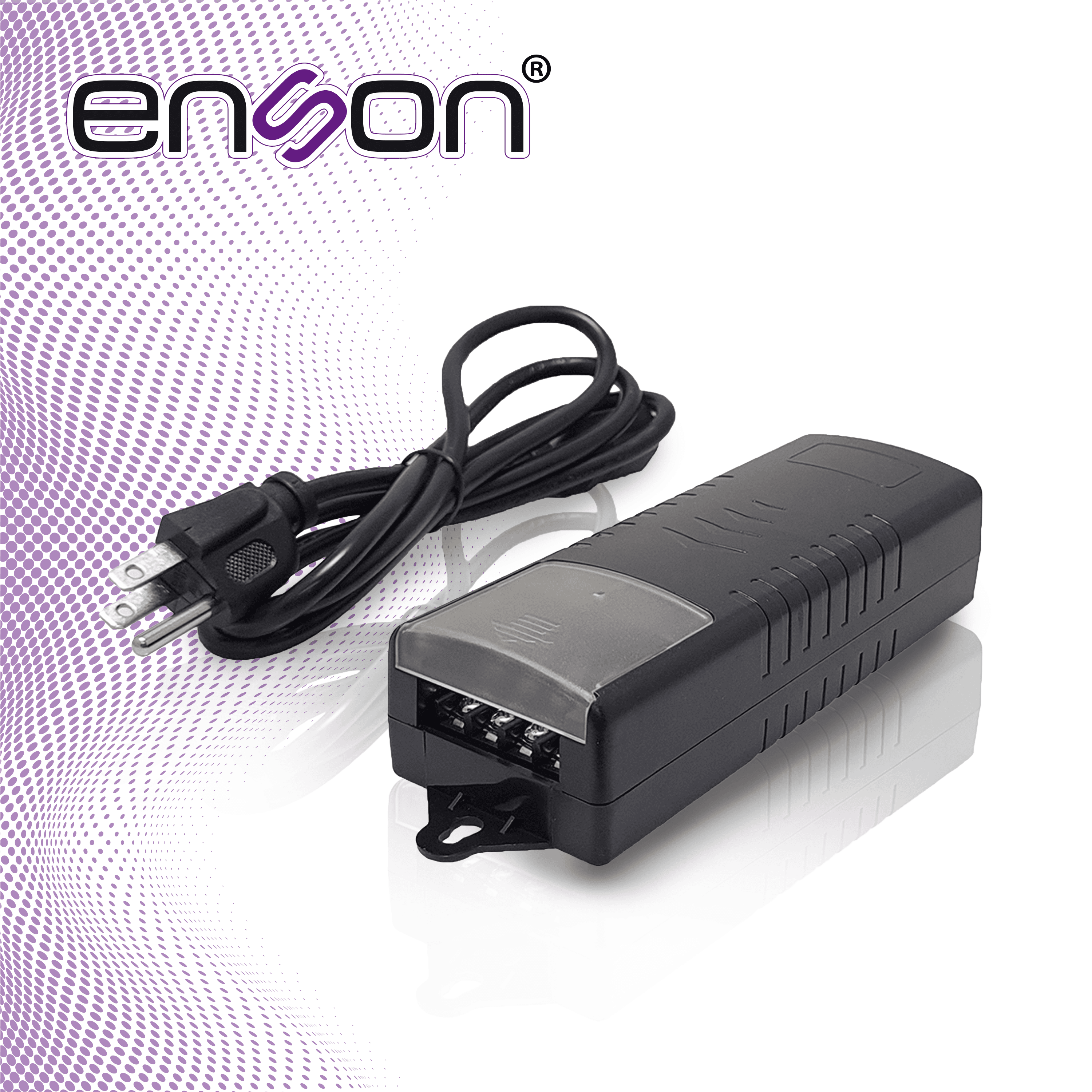 FUENTE DE PODER PARA CAMARA ENSON PS-1254 12V 5AMP CERTIFICACION UL CON CONEXION DE TORNILLO POR CABLE PARA 4 CANALES - Miniatura 6