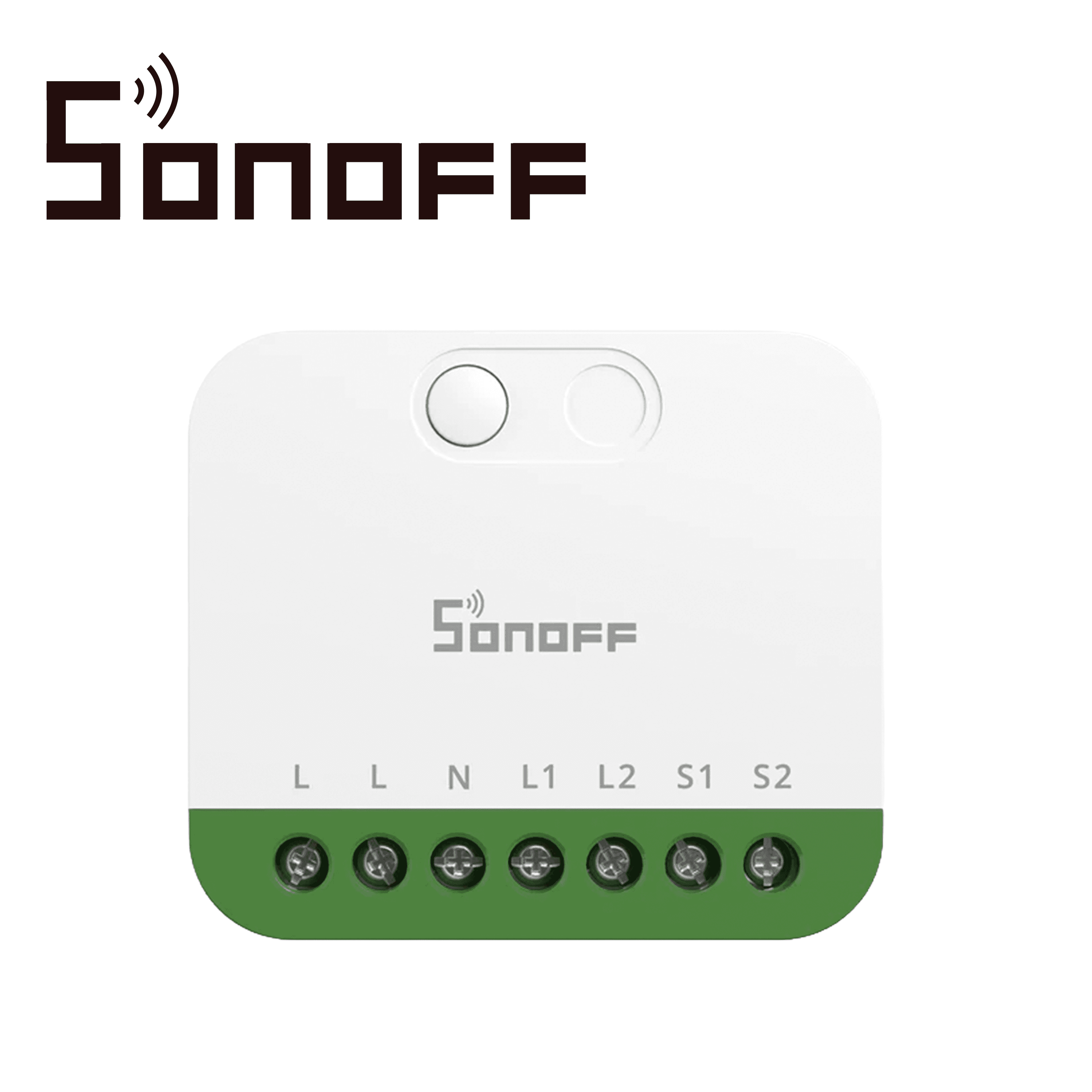 MINI INTERRUPTOR INALAMBRICO SONOFF MINI-2GS / MATTER / WIFI 2.4GHZ/ 2 CANALES INDEPENDIENTES / CARGA  TOTAL  DE  16 AMPERE / COMPATIBLE CON  GOOGLE HOME / ALEXA / APPLE HOME / HOME ASSISTANT - Miniatura 2