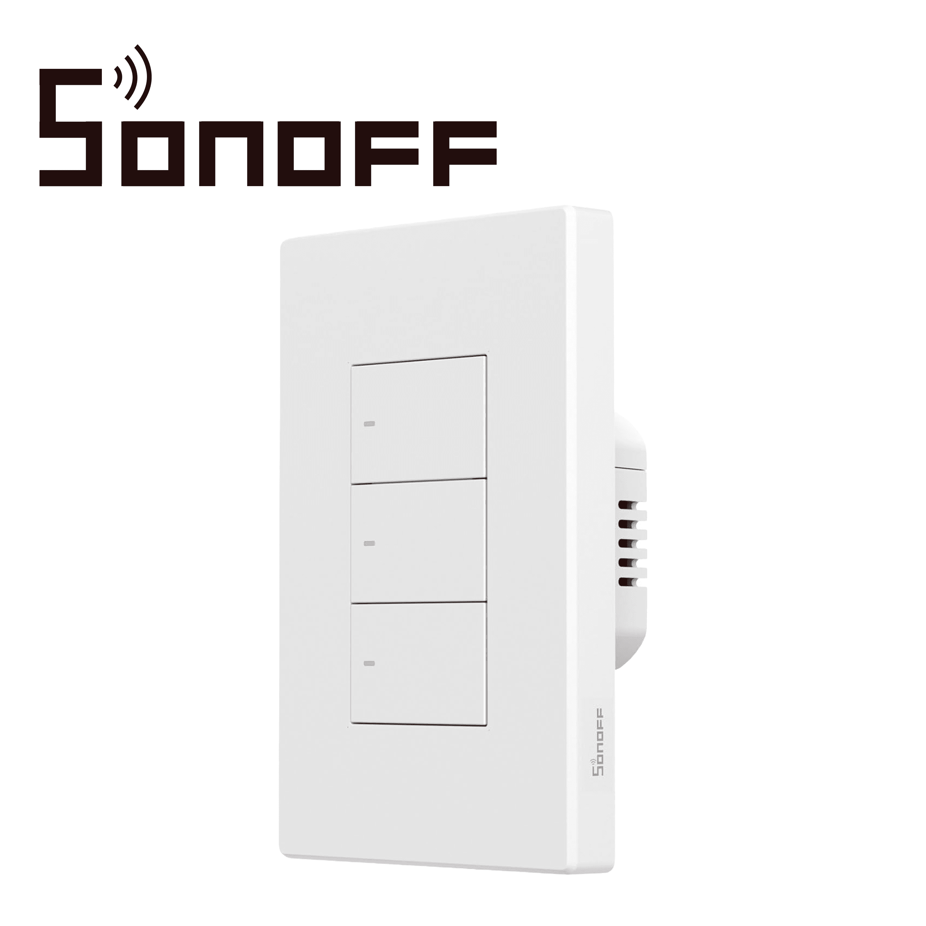 APAGADOR DE PARED TOUCH ZIGBEE  SONOFF ZBM5-3C-120W / ZIGBEE 3.0 / 3 CANALES/ SOLUCIONES DE SMART HOME/ CARGA MAXIMA TOTAL 10 AMP / COMPATIBLE CON HUB ZIGBEE - Miniatura 2