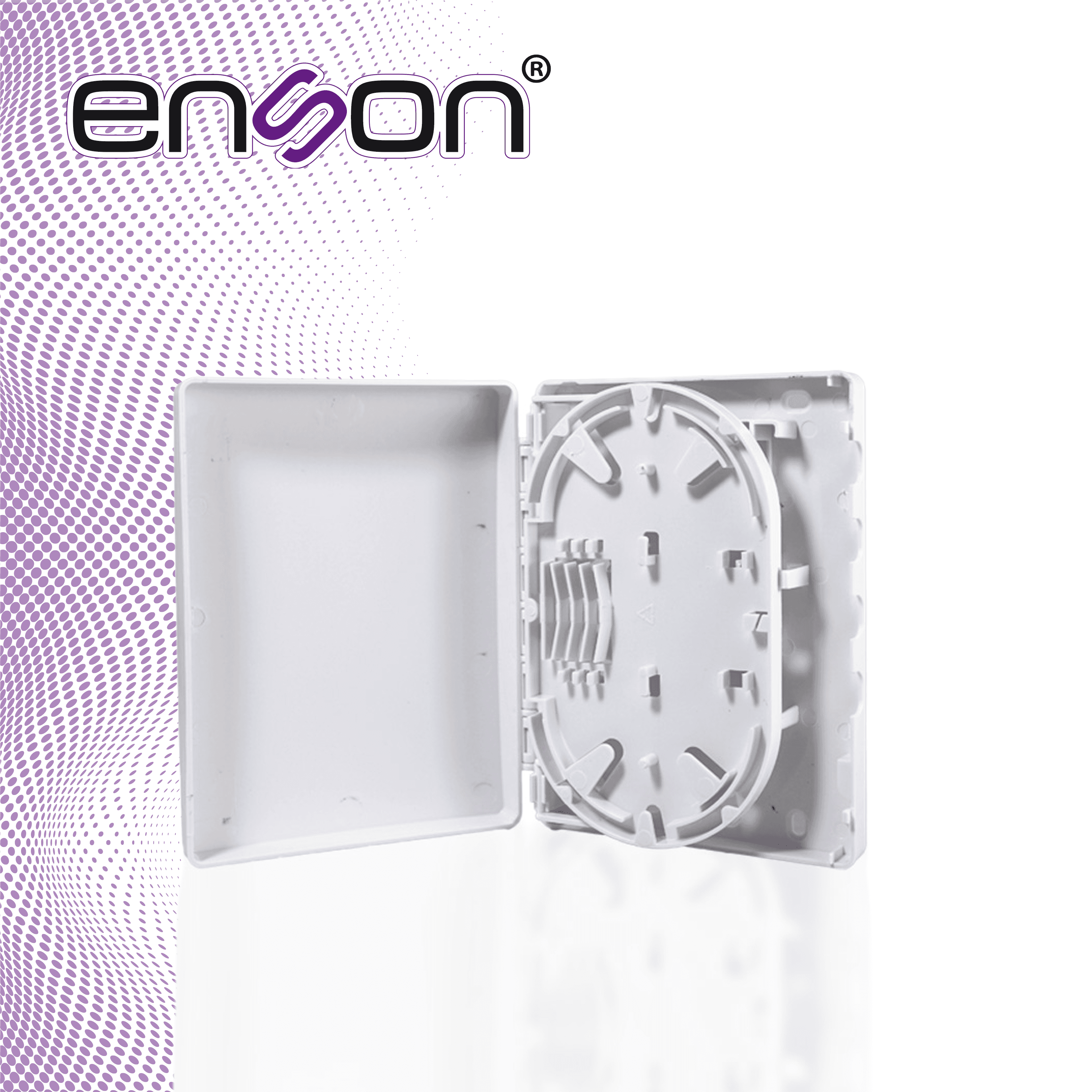 CAJA DE DISTRIBUCION DE FIBRA OPTICA ENSON ENS-FOTB4 4 PUERTOS - Miniatura 5