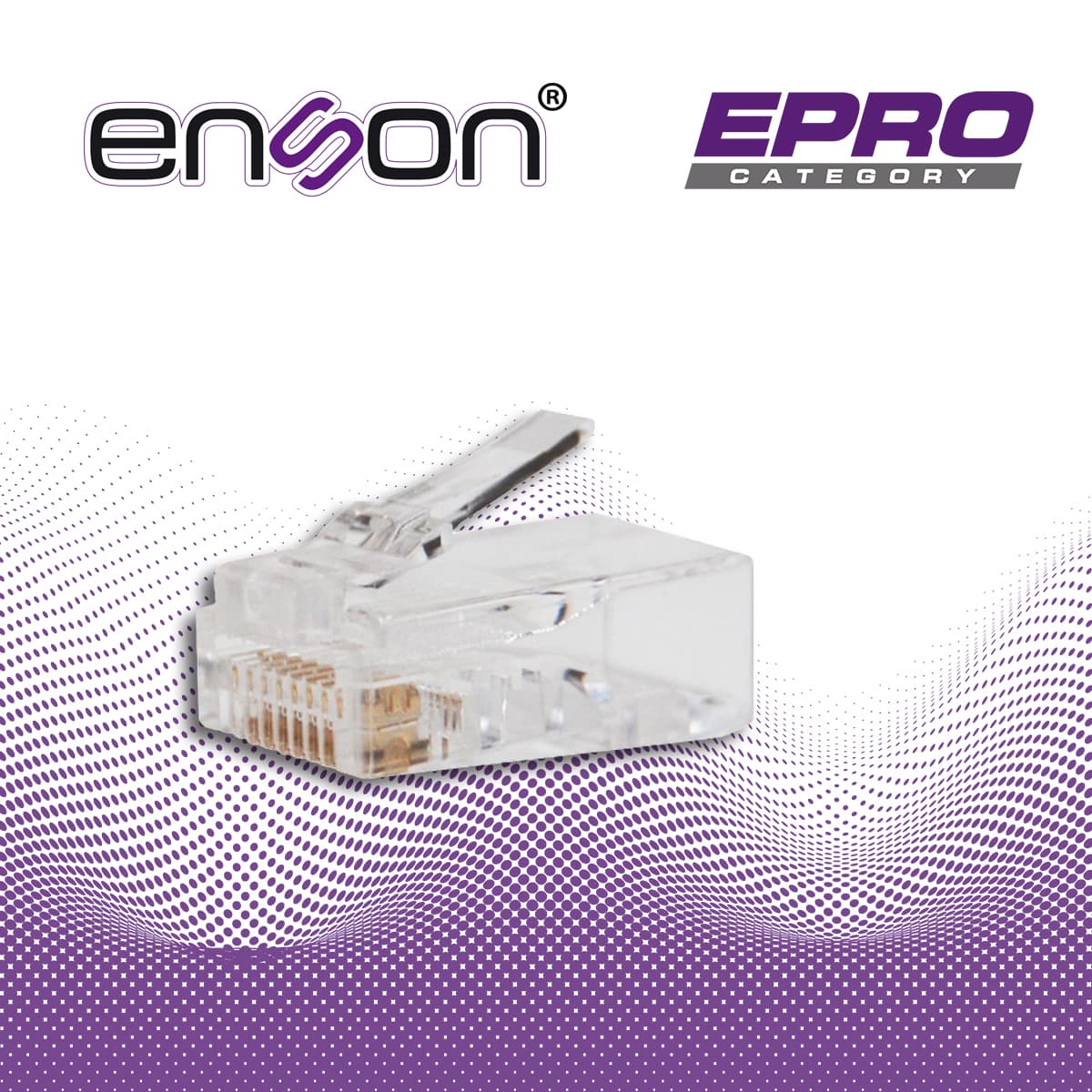 PLUG FACIL PONCHADO ENSON EPRO-PLUG5E-50 BOTE DE 50 PZS PARA CABLE UTP CAT5E CON SISTEMA DE PASO DE CABLES PASSTRU QUE FACILITA EL PONCHADO DE CABLE UTP YA QUE SE PUEDE IDENTIFICAR ERRORES DE MANERA MAS FACIL, REQUIERE USO DE PINZAS EPRO-PLUGTOOL - Miniatura 6