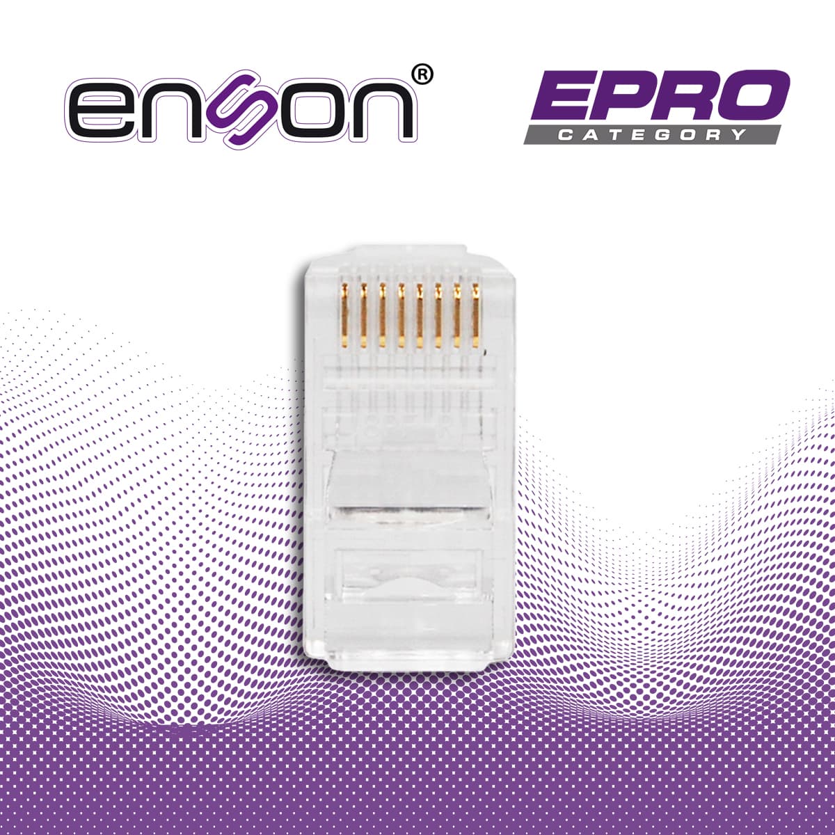 PLUG FACIL PONCHADO ENSON EPRO-PLUG5E-50 BOTE DE 50 PZS PARA CABLE UTP CAT5E CON SISTEMA DE PASO DE CABLES PASSTRU QUE FACILITA EL PONCHADO DE CABLE UTP YA QUE SE PUEDE IDENTIFICAR ERRORES DE MANERA MAS FACIL, REQUIERE USO DE PINZAS EPRO-PLUGTOOL - Miniatura 7