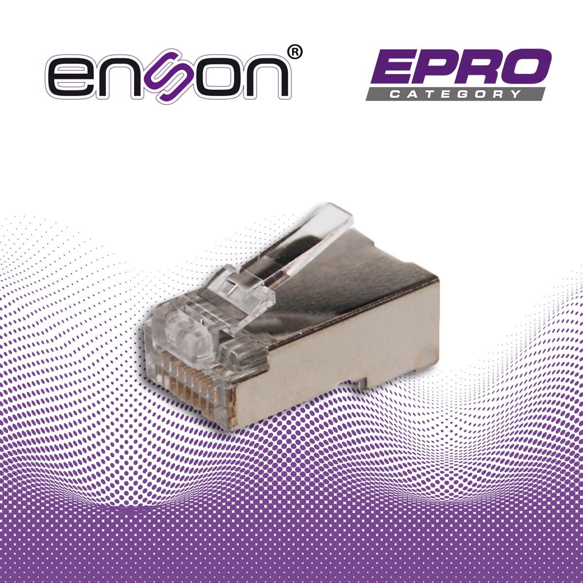 PLUG FACIL PONCHADO BLINDADO ENSON EPRO-SPLUG6-50 BOTE DE 50 PZS PARA CABLE UTP CAT6 CON SISTEMA DE PASO DE CABLES PASSTRU QUE FACILITA EL PONCHADO DE CABLE UTP YA QUE SE PUEDE IDENTIFICAR ERRORES DE MANERA MAS FACIL, REQUIERE USO DE PINZAS EPRO-PLUG - Miniatura 6