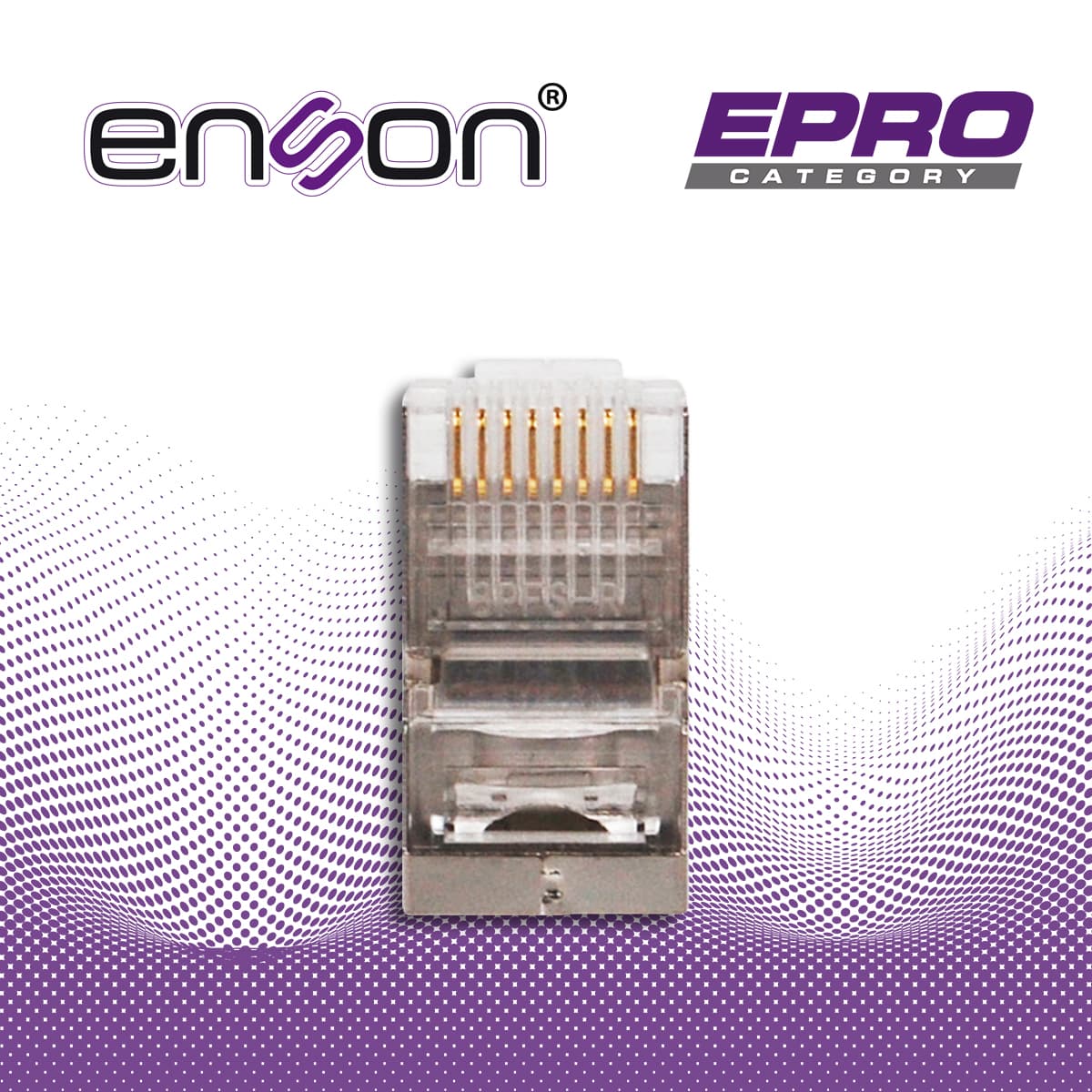 PLUG FACIL PONCHADO BLINDADO ENSON EPRO-SPLUG6-50 BOTE DE 50 PZS PARA CABLE UTP CAT6 CON SISTEMA DE PASO DE CABLES PASSTRU QUE FACILITA EL PONCHADO DE CABLE UTP YA QUE SE PUEDE IDENTIFICAR ERRORES DE MANERA MAS FACIL, REQUIERE USO DE PINZAS EPRO-PLUG - Miniatura 7