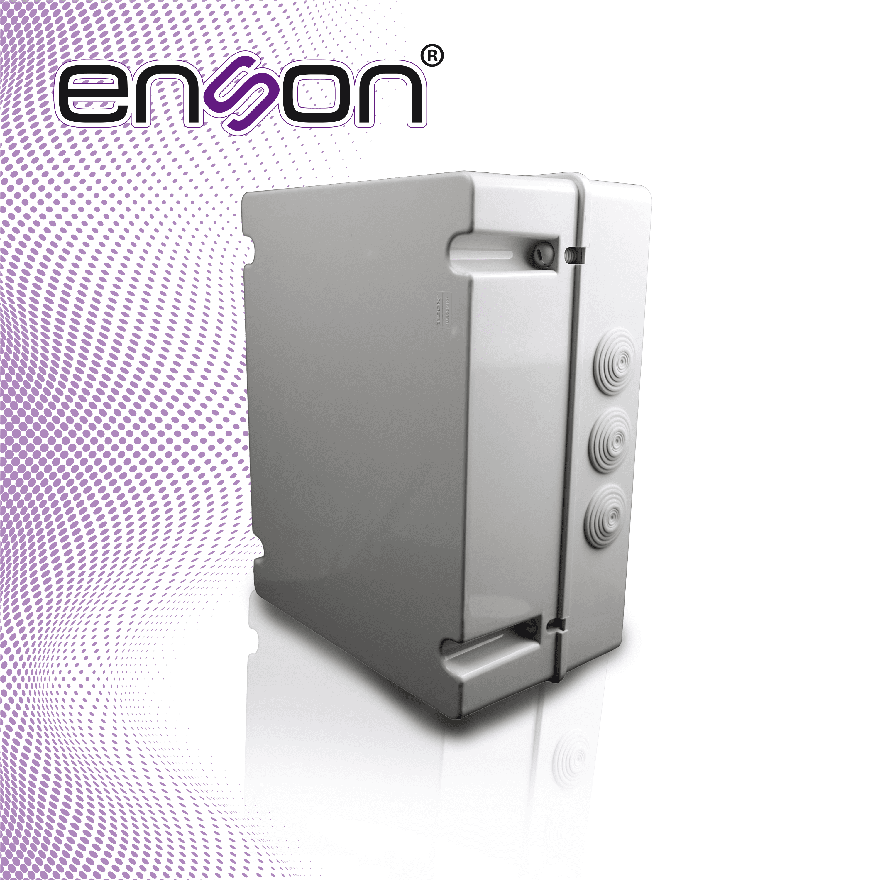 CAJA PLASTICA RECTANGULAR ENSON ENS-NEM30 FABRICADA EN PLASTICO ABS GRIS / MEDIDAS 300 × 380 × 180 MM / GRADO DE PROTECCION IP55 / TAPA FIJADA CON TORNILLOS PLASTICOS PARA MAYOR HERMETICIDAD / DISENADA PARA INSTALACIONES ELECTRICAS Y ELECTRONICAS / C - Miniatura 3