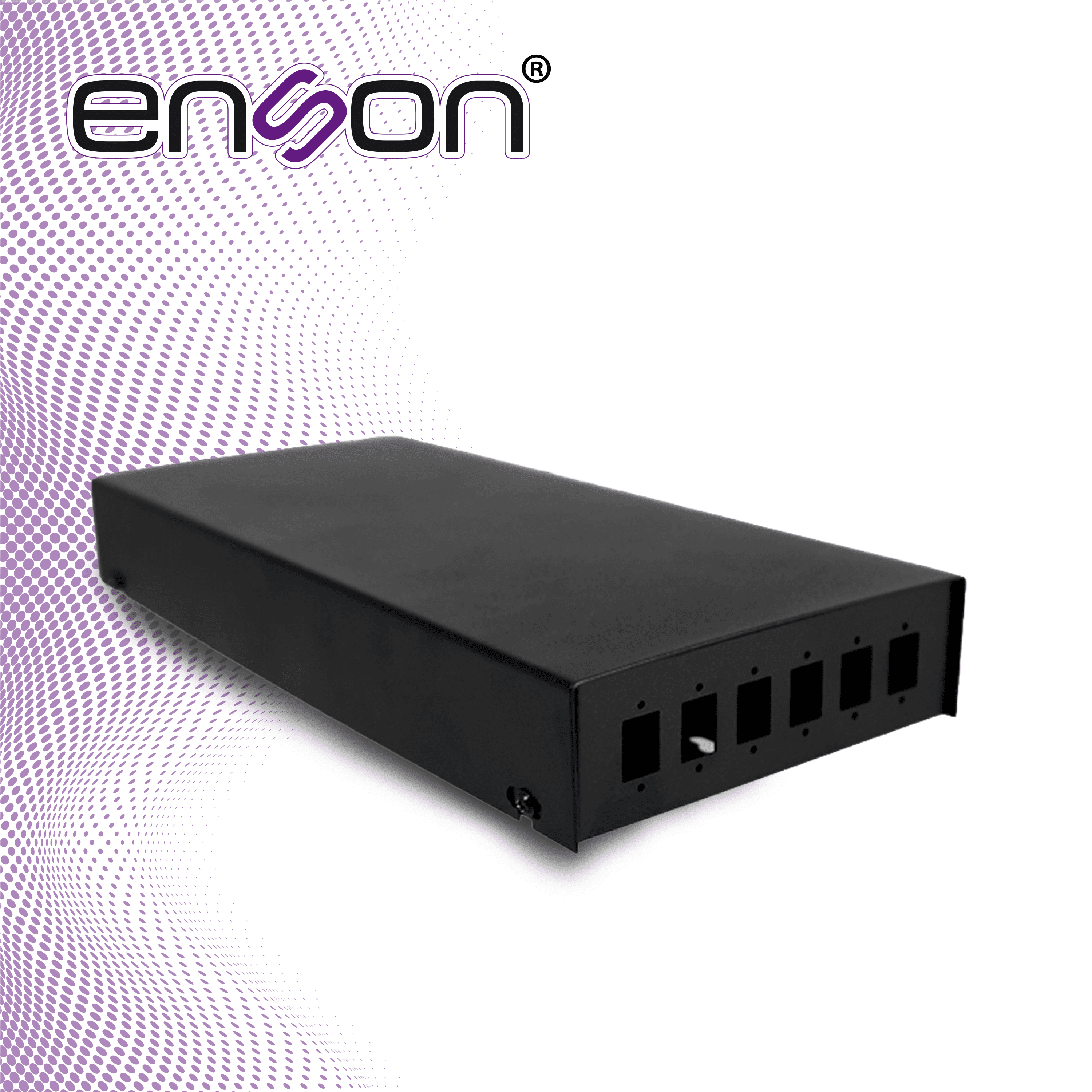 CAJA DE DISTRIBUCION DE FIBRA OPTICA ENSON ENS-FOWALLBOX MONTAJE EN PARED - Miniatura 5