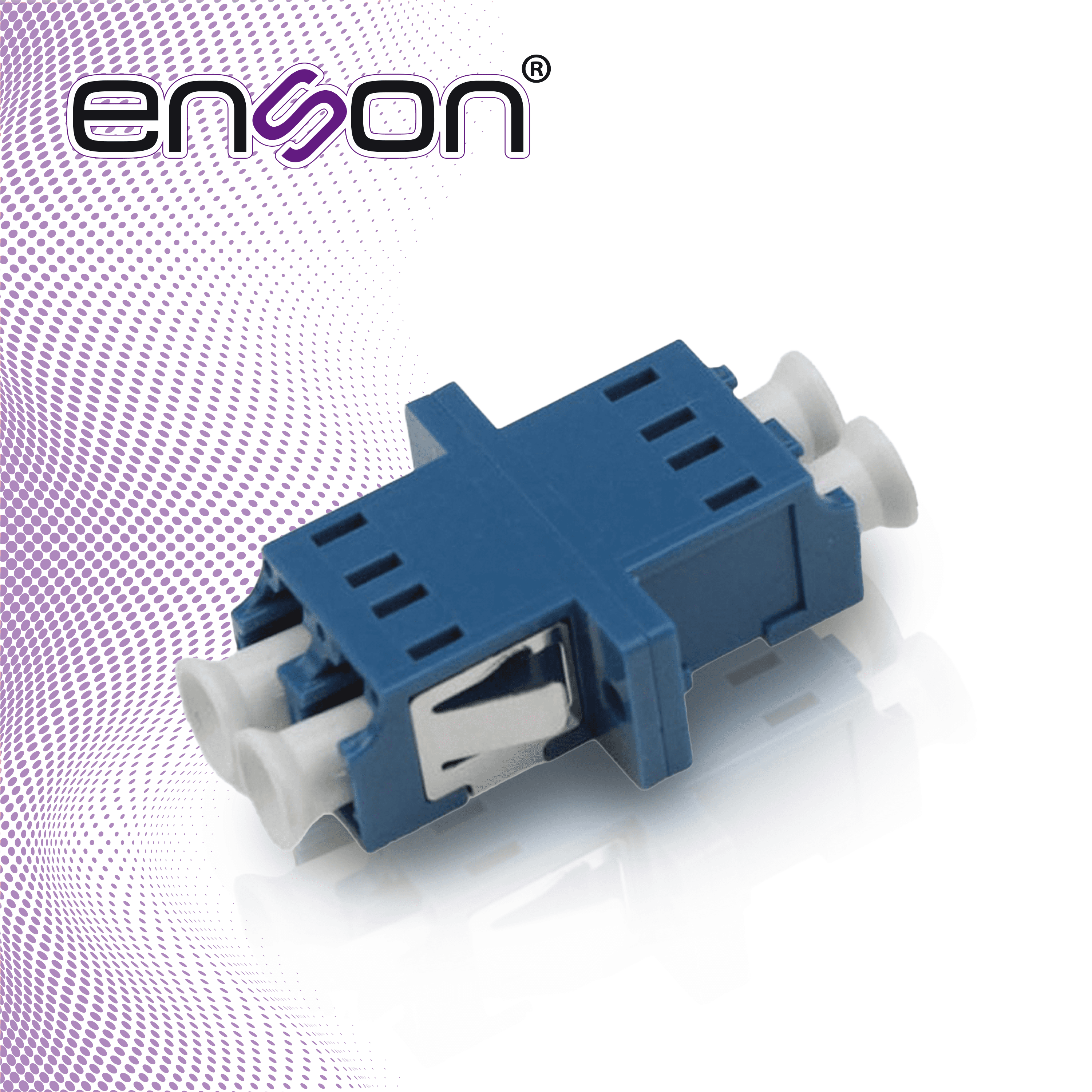 CONECTOR MODULAR DE FIBRA OPTICA ENSON ENS-LCUPC-OS2 CONECTOR DUPLEX LC-UPC OS2 - Miniatura 3
