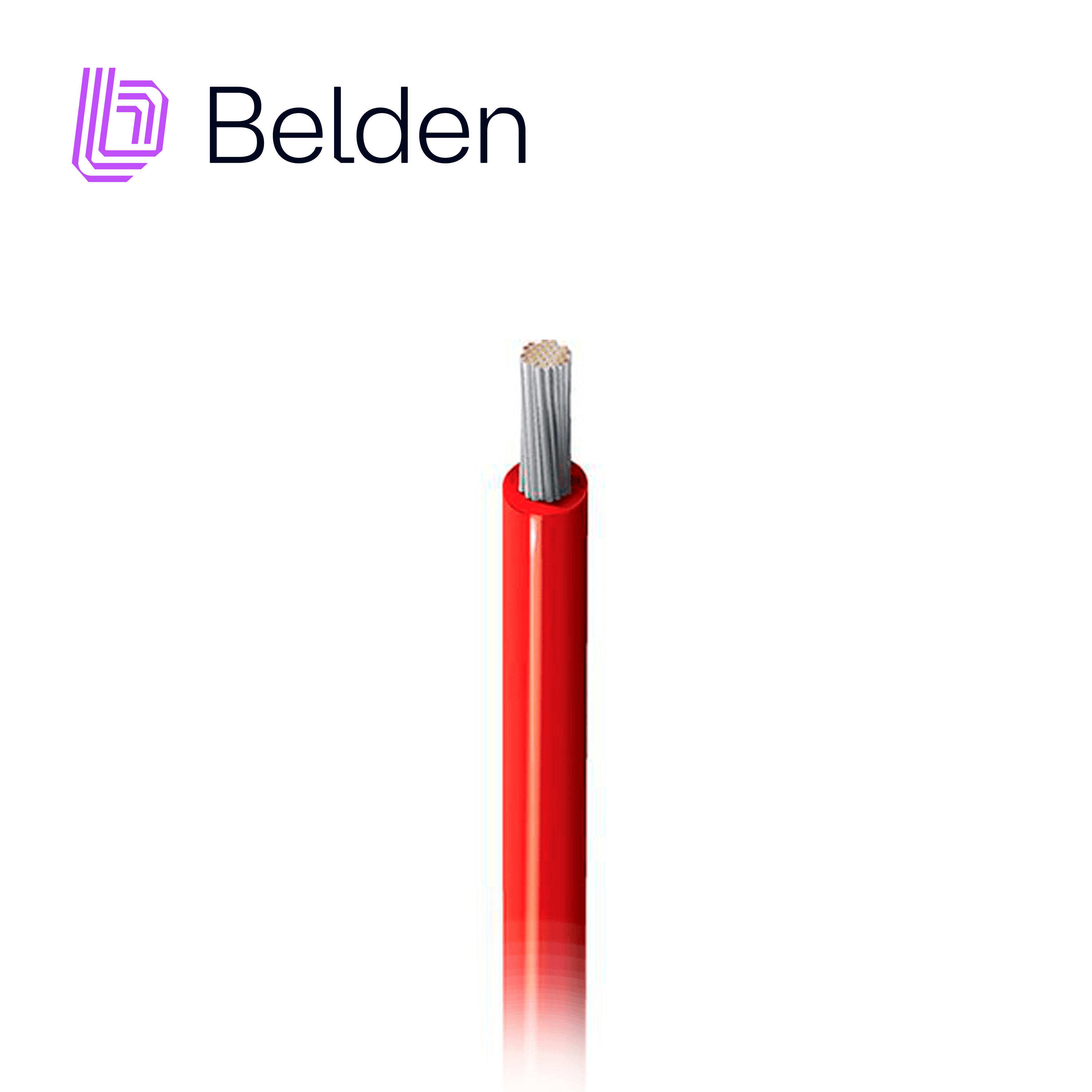 CABLE ELECTRICO BELDEN 39116 013100 / INTERIOR / AZUL / 1 CONDUCTOR / 16AWG / MULTIFILAR / FORRO PPO  / COBRE ESTAÑADO / BOBINA EN CAJA / 100 PIES 30 METROS - Miniatura 2
