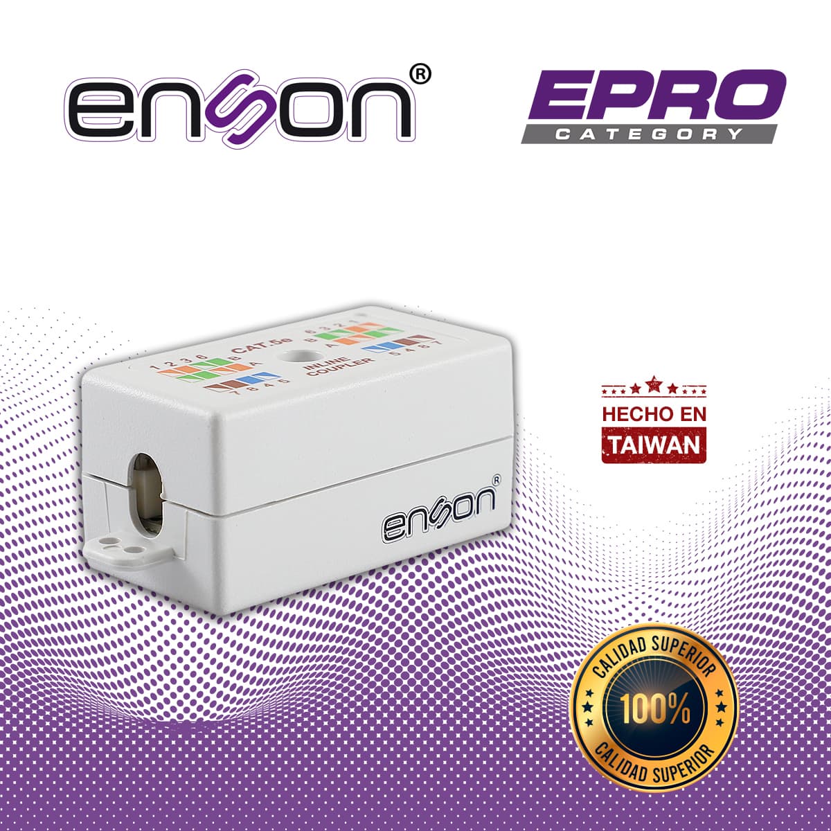 COPLE UTP ENSON EPRO-INCOP5E HILO A HILO CAT5E IDEAL PARA UNIR DE DOS SEGMENTOS DE CABLE UTP SIN TERMINAR, REQUIERE REMATADORA - Miniatura 7