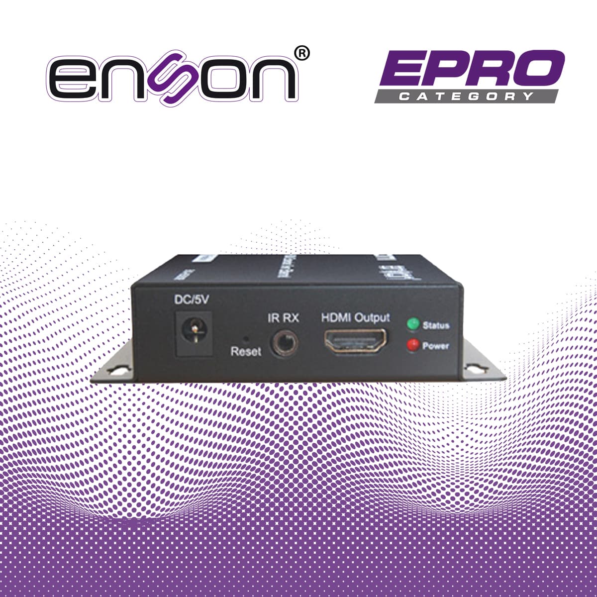 EXTENSOR HDMI ENSON ENS-HE8200R MODULO RECEPTOR IDEAL PARA SOLUCIONES DE TRANSMISION DE VIDEO Y AUDIO POR PROTOCOLO IP UNO A VARIOS REQUIERE MODULO TRANSMISOR ENS-HE8200T - Miniatura 6