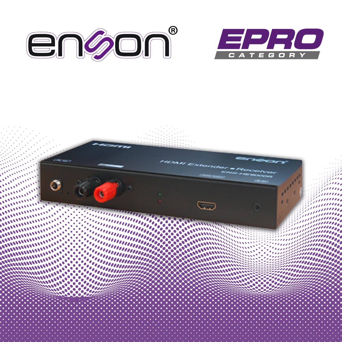 EXTENSOR HDMI 500MTS ENSONDC HE9000R RECEPTOR X C-HE9000R RECEPTOR X CABLE PARR RECEPTOR FUENTES HDMI POHDMIR Y SISTEMAS HDMI MTS - Miniatura 5