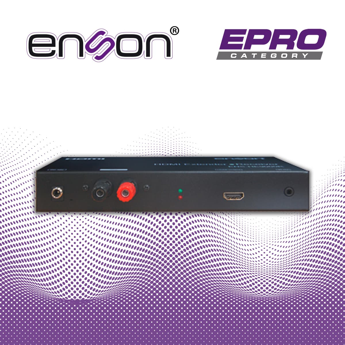 EXTENSOR HDMI 500MTS ENSONDC HE9000R RECEPTOR X C-HE9000R RECEPTOR X CABLE PARR RECEPTOR FUENTES HDMI POHDMIR Y SISTEMAS HDMI MTS - Miniatura 6