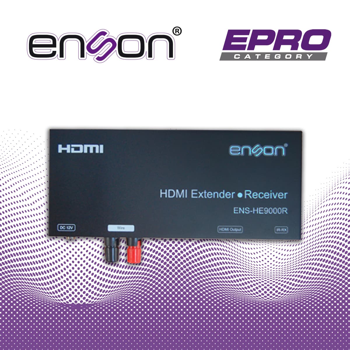 EXTENSOR HDMI 500MTS ENSONDC HE9000R RECEPTOR X C-HE9000R RECEPTOR X CABLE PARR RECEPTOR FUENTES HDMI POHDMIR Y SISTEMAS HDMI MTS - Miniatura 7