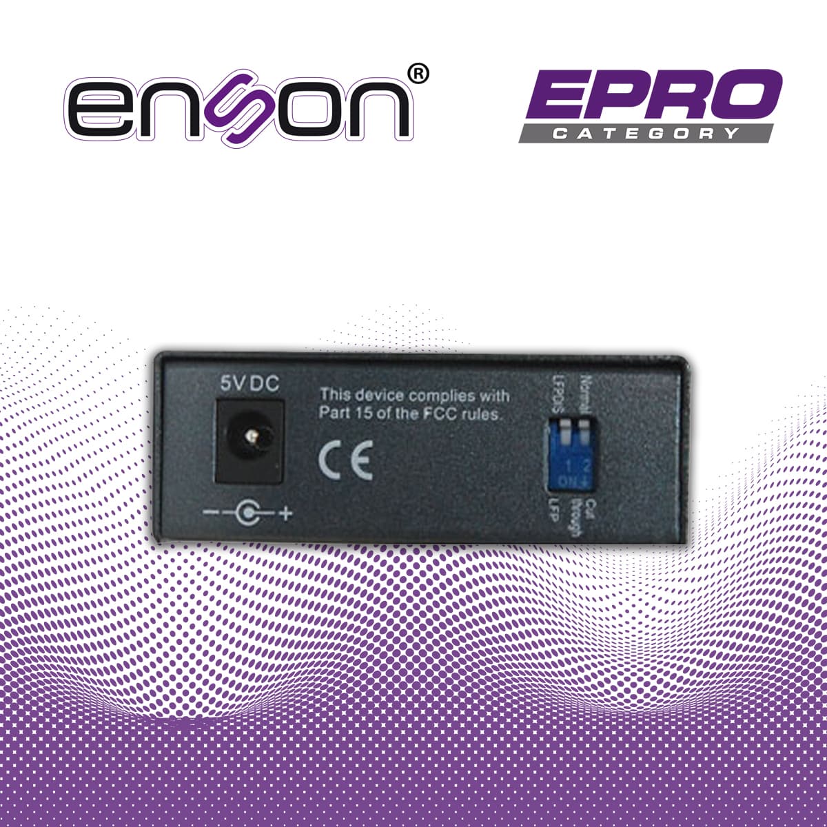CONVERTIDOR DE MEDIOS ENS-MC100SC COBRE 1000BASE-T A FIBRA MULTIMODO 1000BASE-SX/LX HASTA 550M CONECTOR SC - Miniatura 7