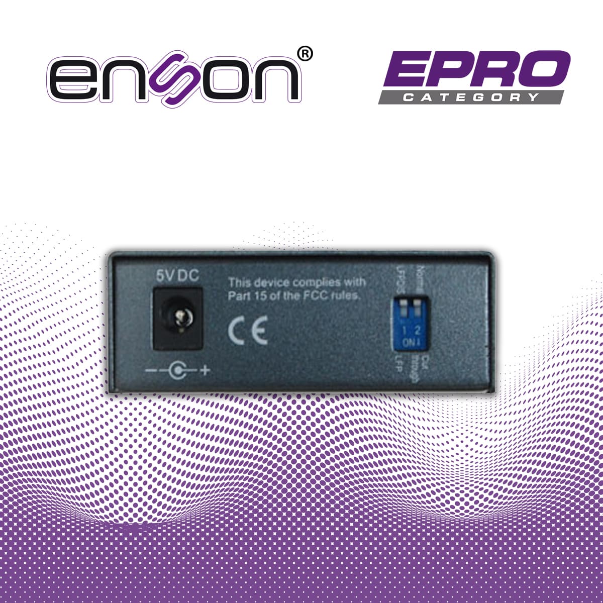 CONVERTIDOR DE FIBRA ENSONDC 100 SFP 10/-MC100SFP 10/100/1000 SFP/UTP PARMC100SFP FUENTES DE PODER Y SISTEMAS DE FIBRA - Miniatura 6
