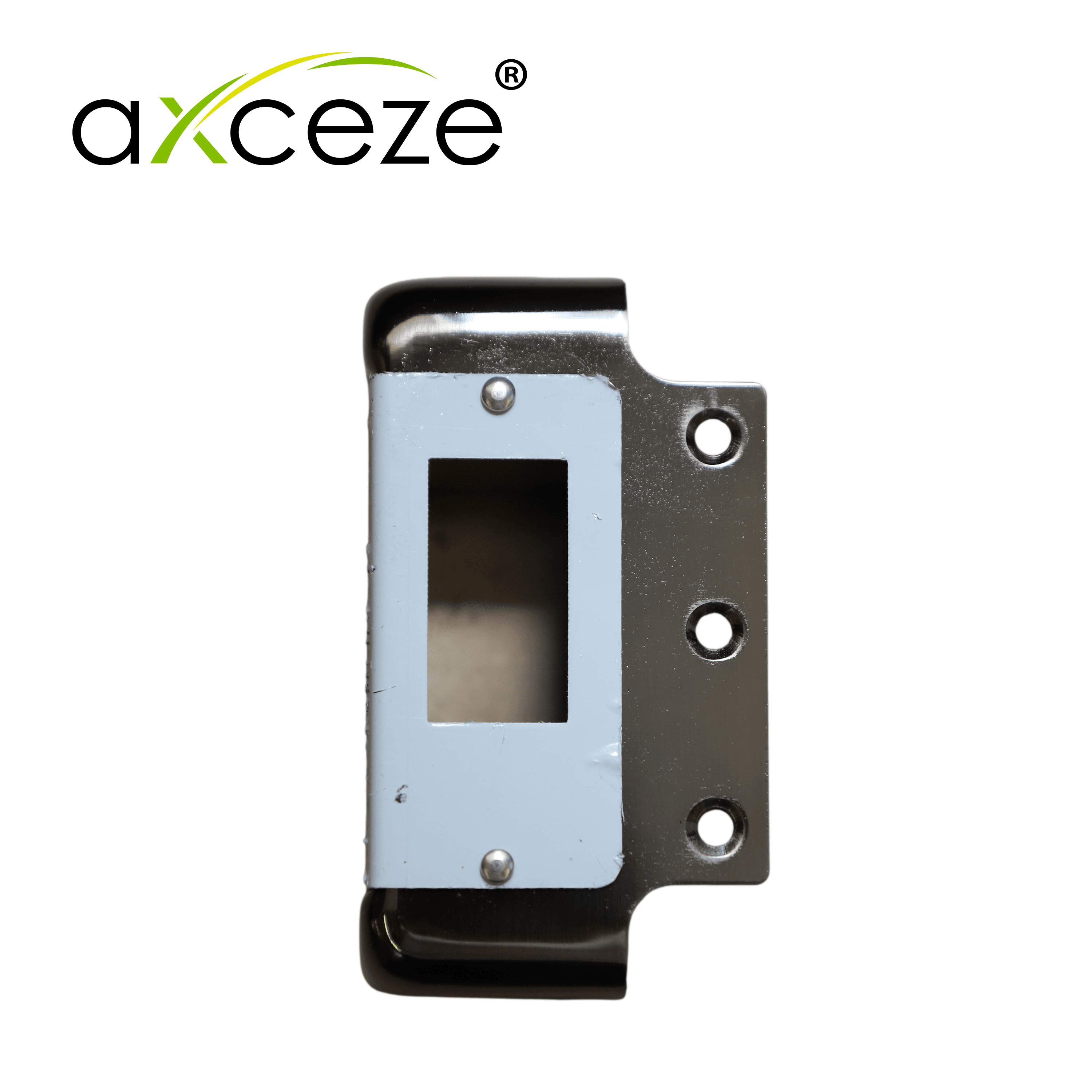 CERRADURA ELECTROMECANICA AXCEZE AX-LOCKL  ORIENTACION IZQUIERDA INSTALACION  SOBRE PONER  APERTURA INTERNA POR BOTON FABRICADA EN ACERO - Miniatura 4