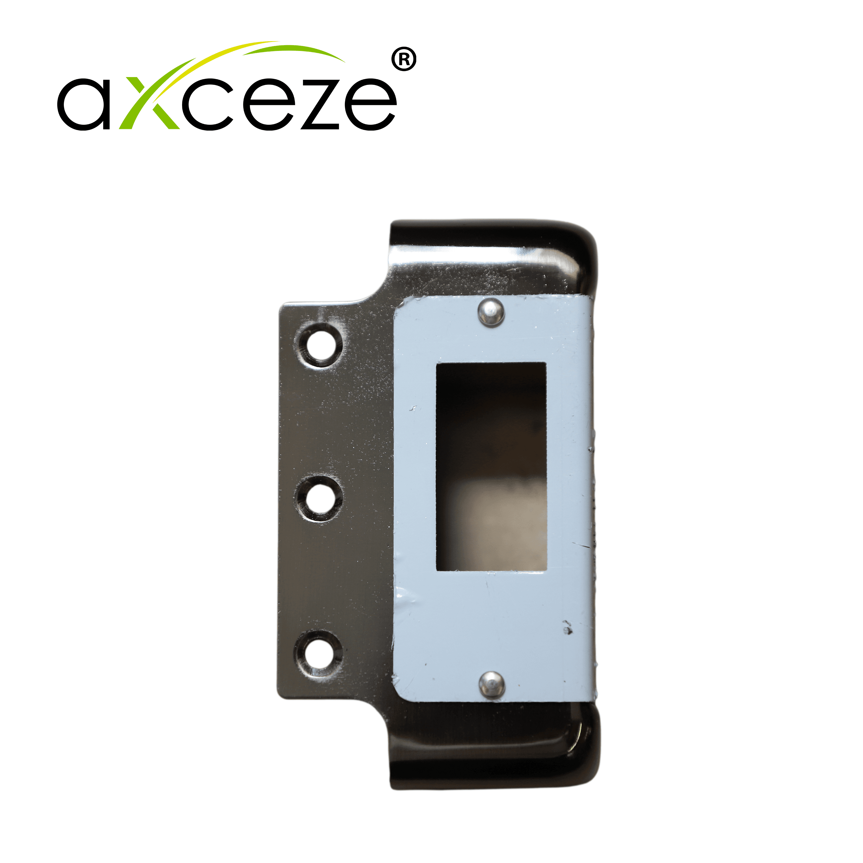 CERRADURA ELECTROMECANICA AXCEZE AX-LOCKR  ORIENTACION DERECHA INSTALACION  SOBRE PONER  APERTURA INTERNA POR BOTON FABRICADA EN ACERO - Miniatura 4