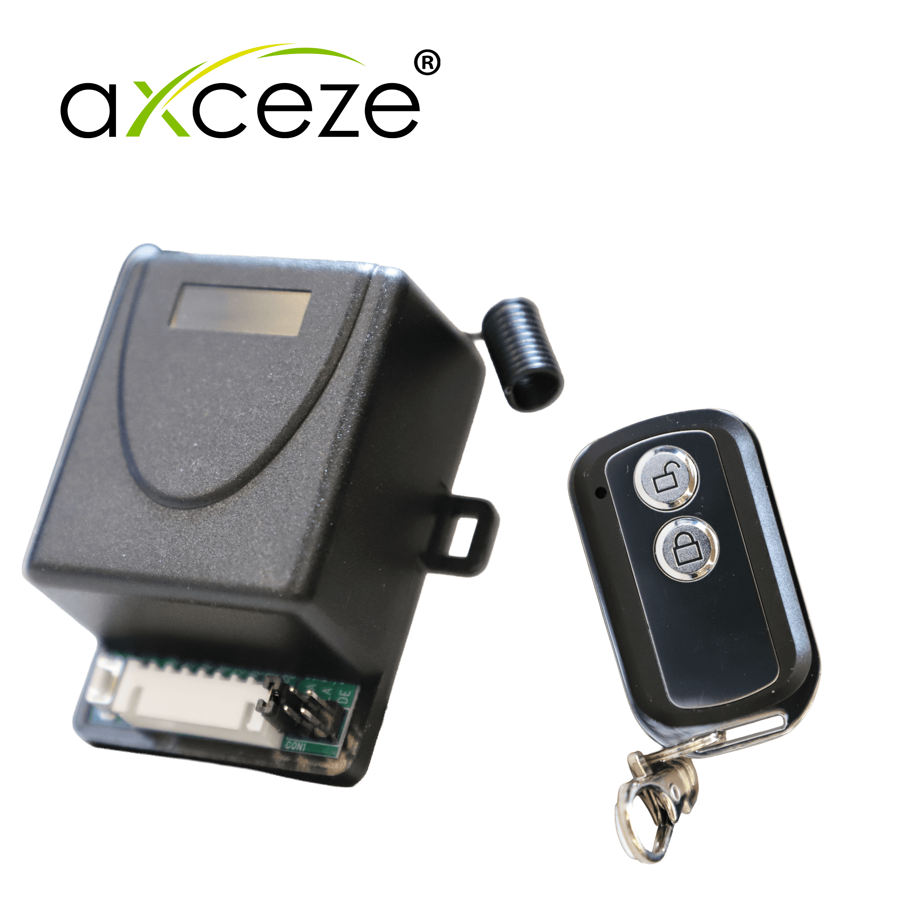 KIT DE CERRADURA  AX-SLOCK CONTROL REMOTO AX-REC10 Y FUENTE DE PODER  INCLUYE ELEMENTOS PARA APERTURAR UNA PUERTA A DISTANCIA  - Miniatura 4
